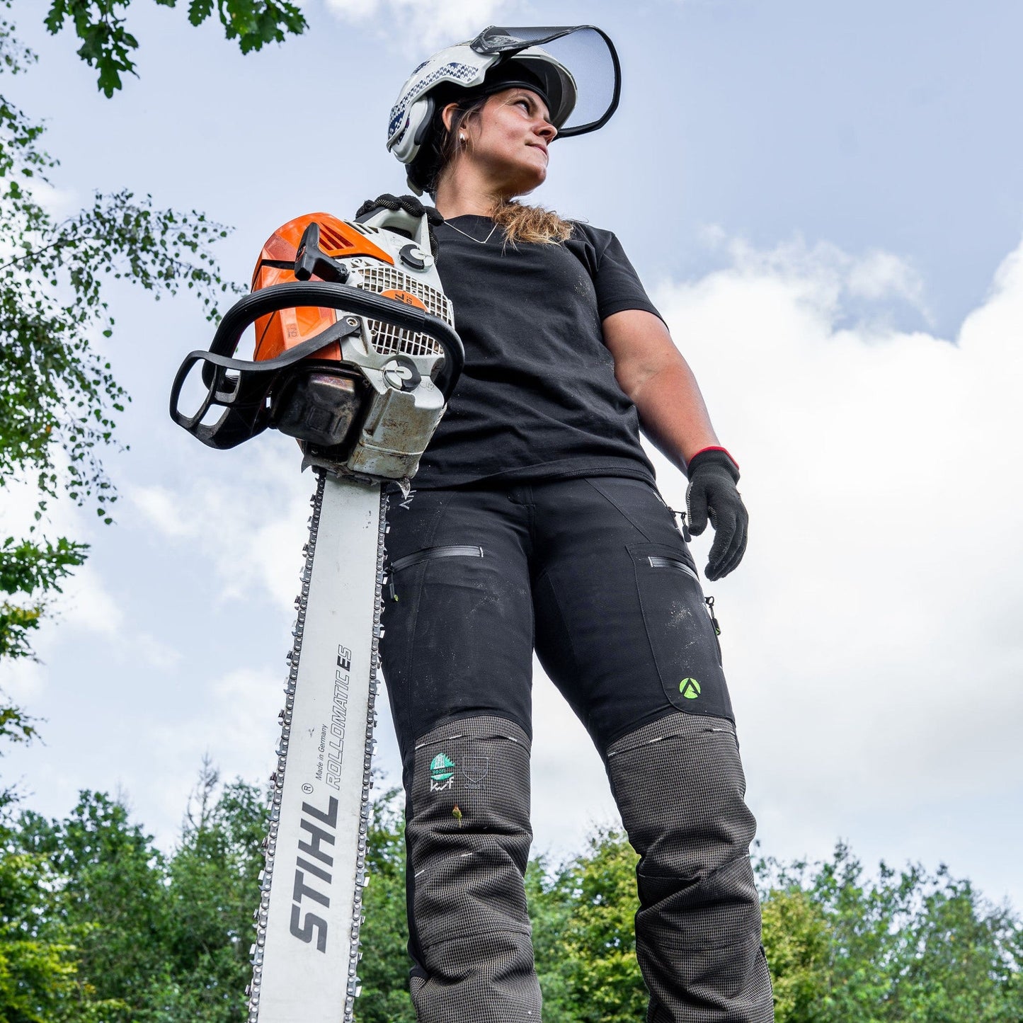 AT4070(F) Breatheflex Pro Women's Chainsaw Trousers Class 1 / Design C - Black