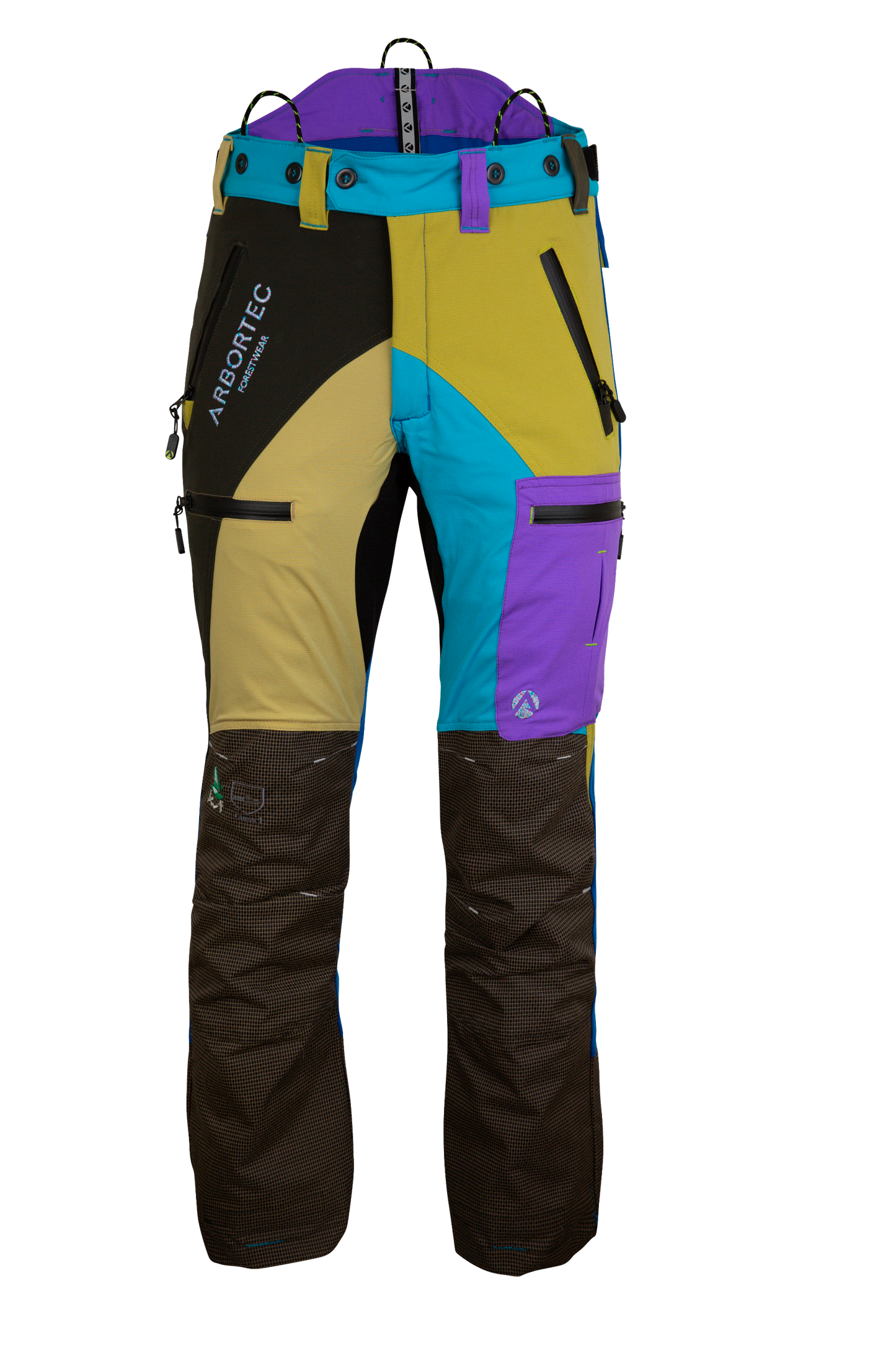 AT4060 Breatheflex Pro Chainsaw Trousers Design A Class 1 - Pastel Multi-Colour