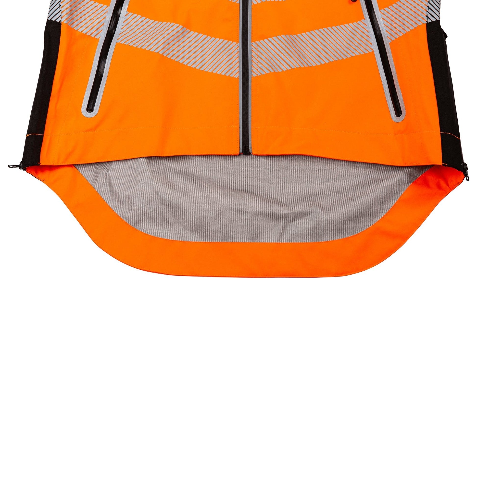 ATHV4420 Full Zip Waterproof Work Jacket – Hi - Vis Orange - Arbortec Forestwear