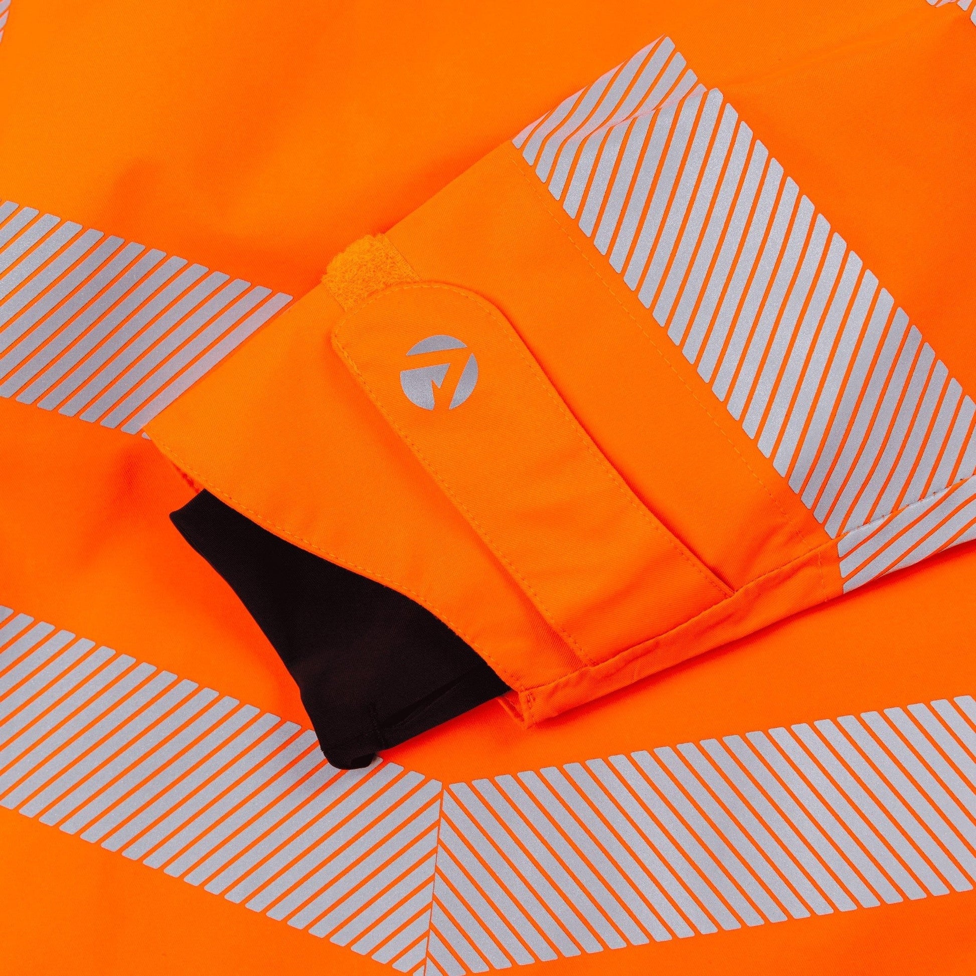 ATHV4420 Full Zip Waterproof Work Jacket – Hi - Vis Orange - Arbortec Forestwear