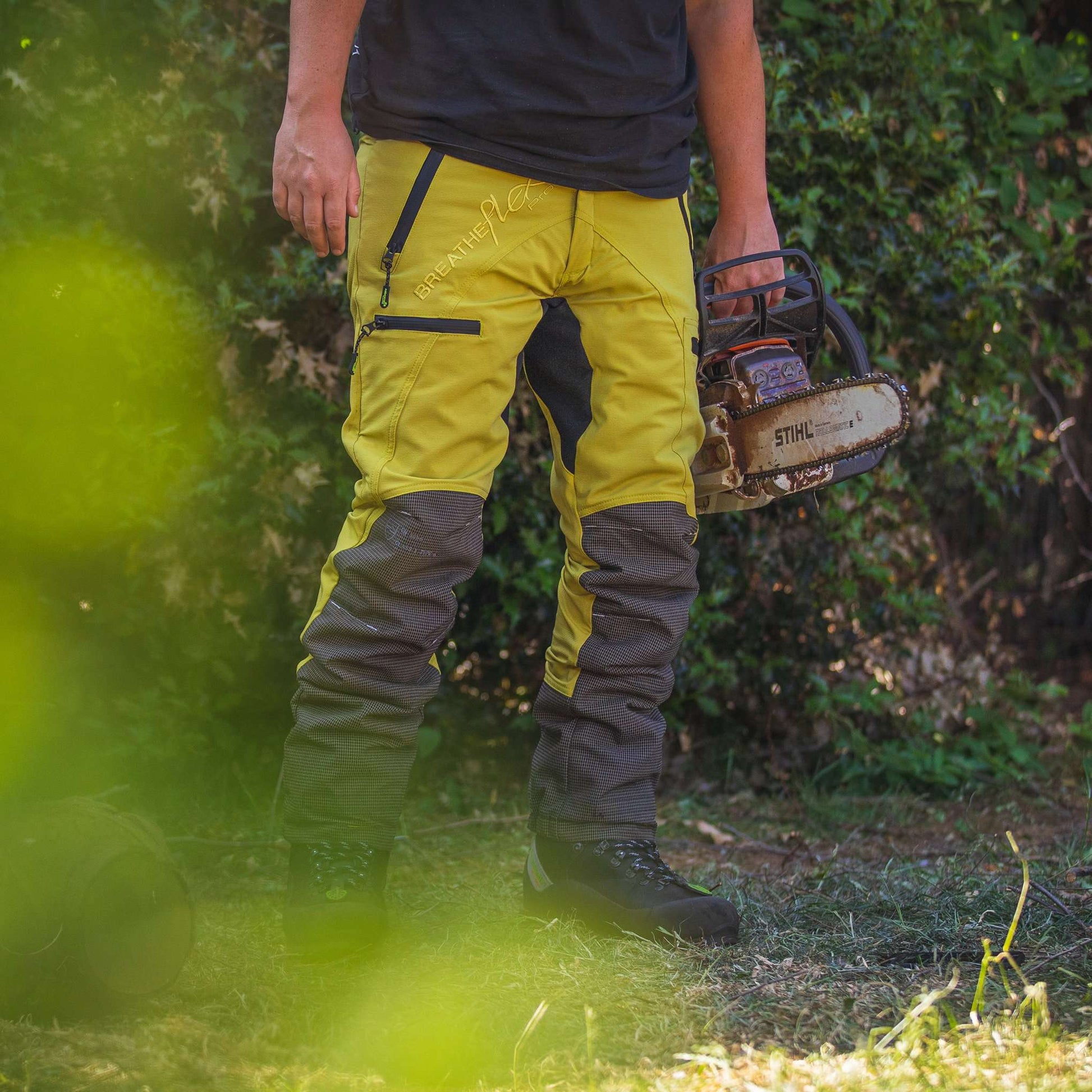 AT4070 Breatheflex Pro Type C Class 1 Chainsaw Trousers - Citrine - Arbortec Forestwear