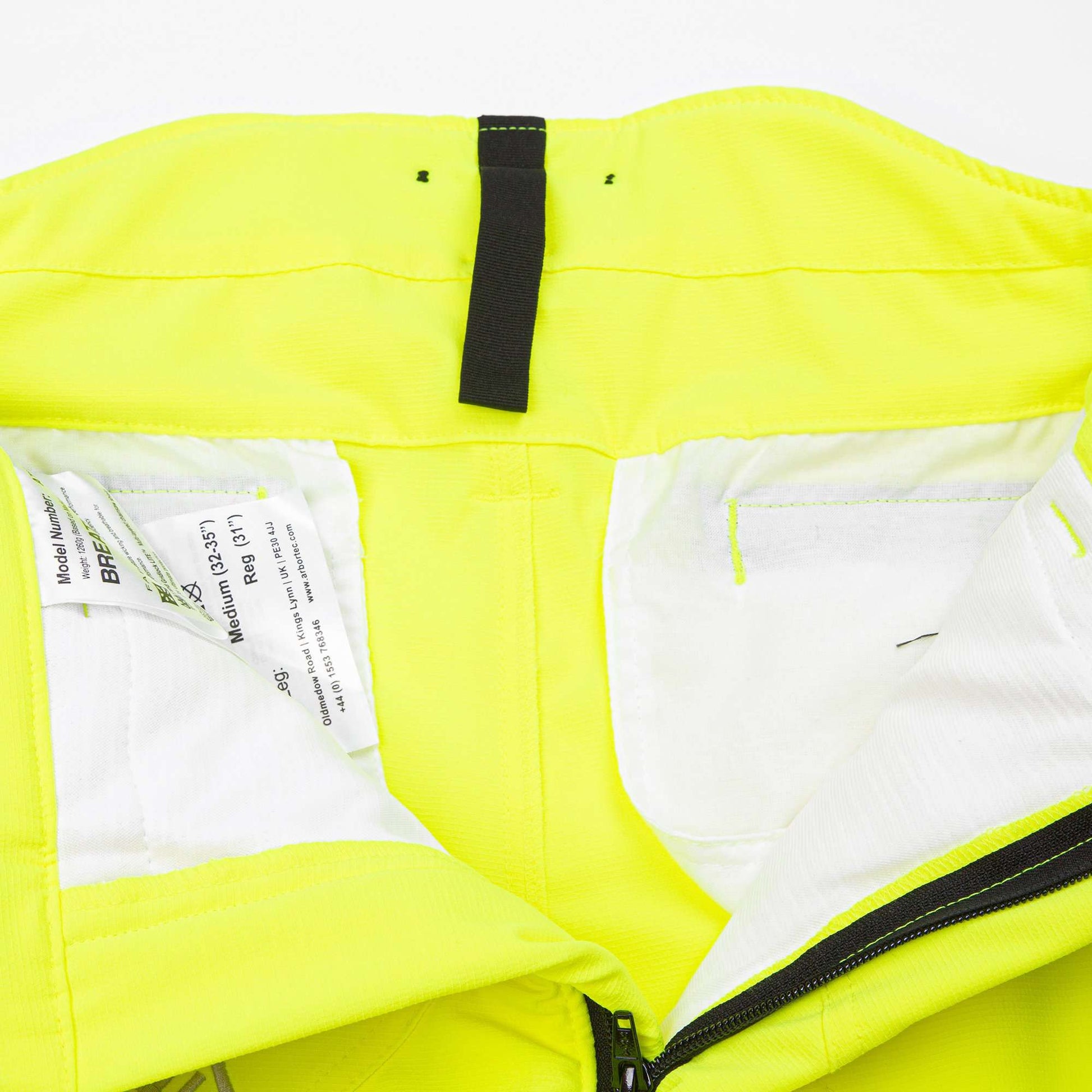 ATHV4050 Breatheflex Type C Class 1 Chainsaw Trousers - Hi-Viz Yellow - Arbortec Forestwear