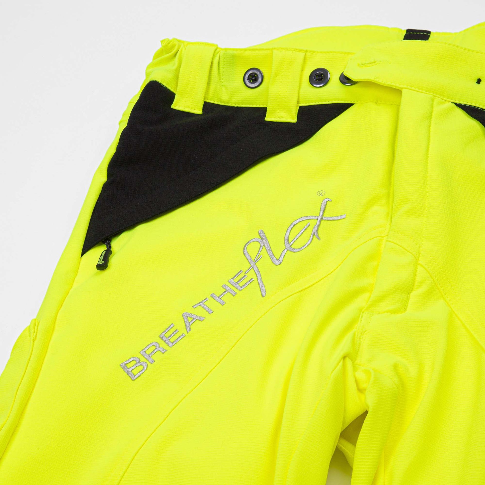 ATHV4050 Breatheflex Type C Class 1 Chainsaw Trousers - Hi-Viz Yellow - Arbortec Forestwear