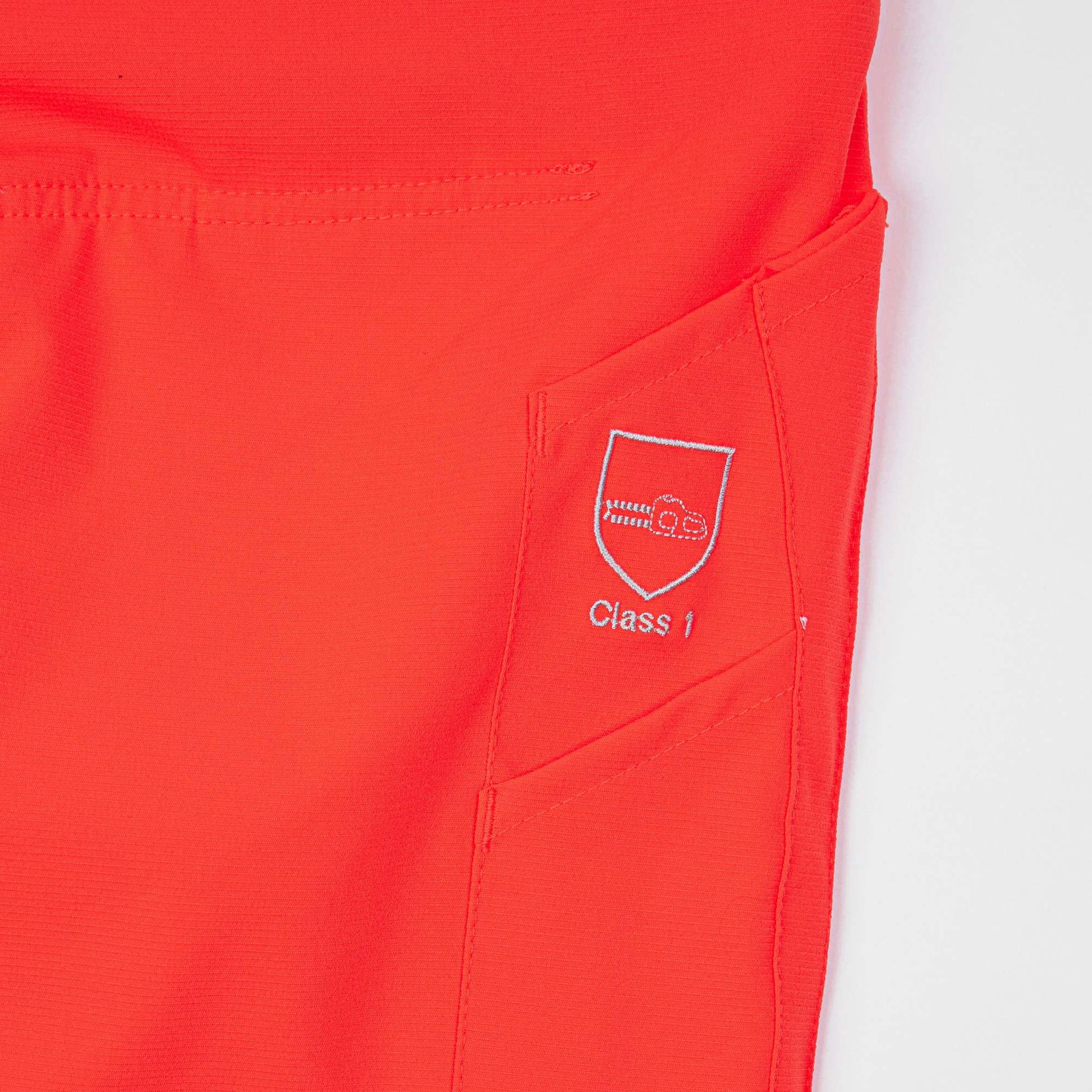 ATHV4010 Breatheflex Type A Class 1 Chainsaw Trousers - Hi-Vis Orange - Arbortec Forestwear