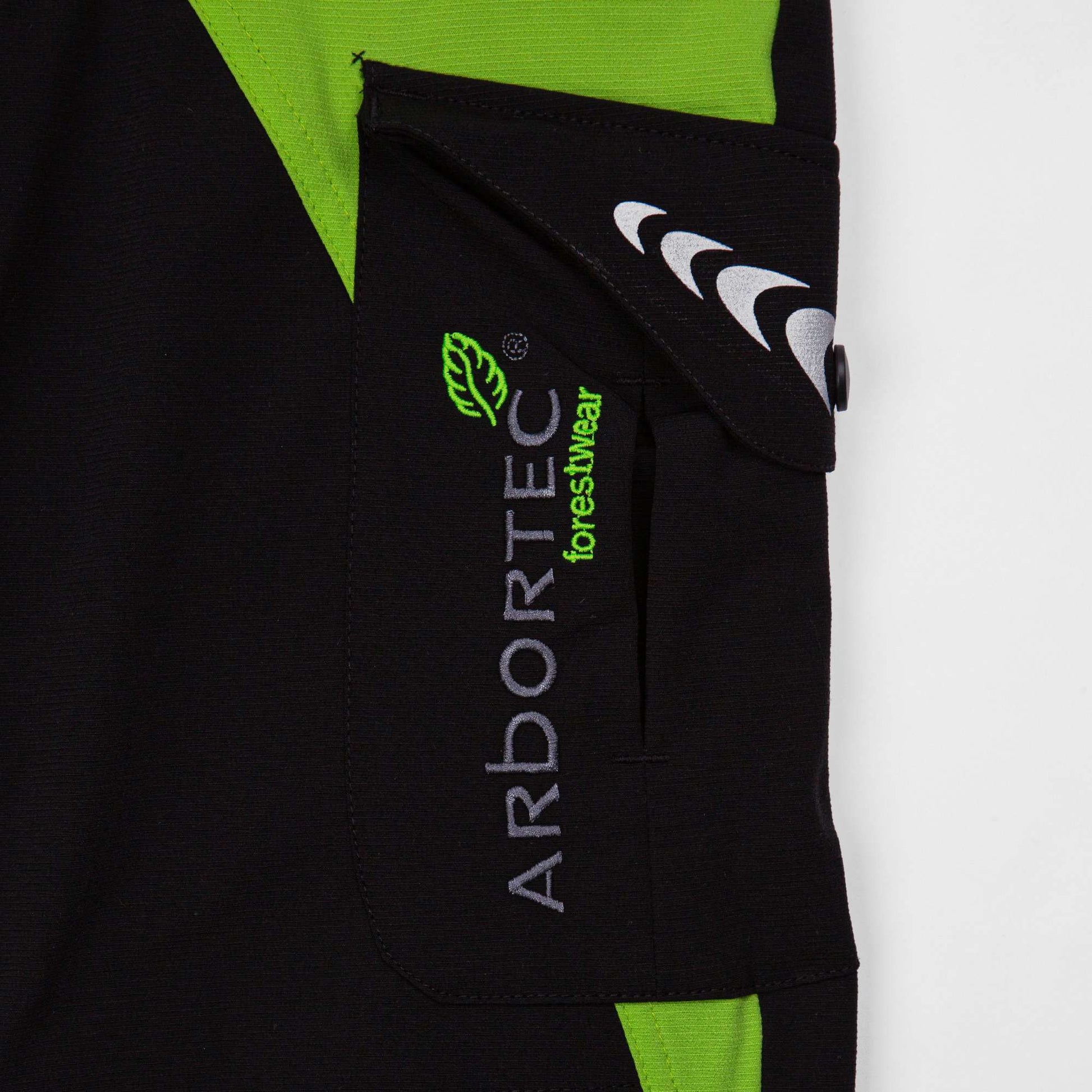 AT4015 Breatheflex Chainsaw Trousers Design A Plus Class 1 - Lime