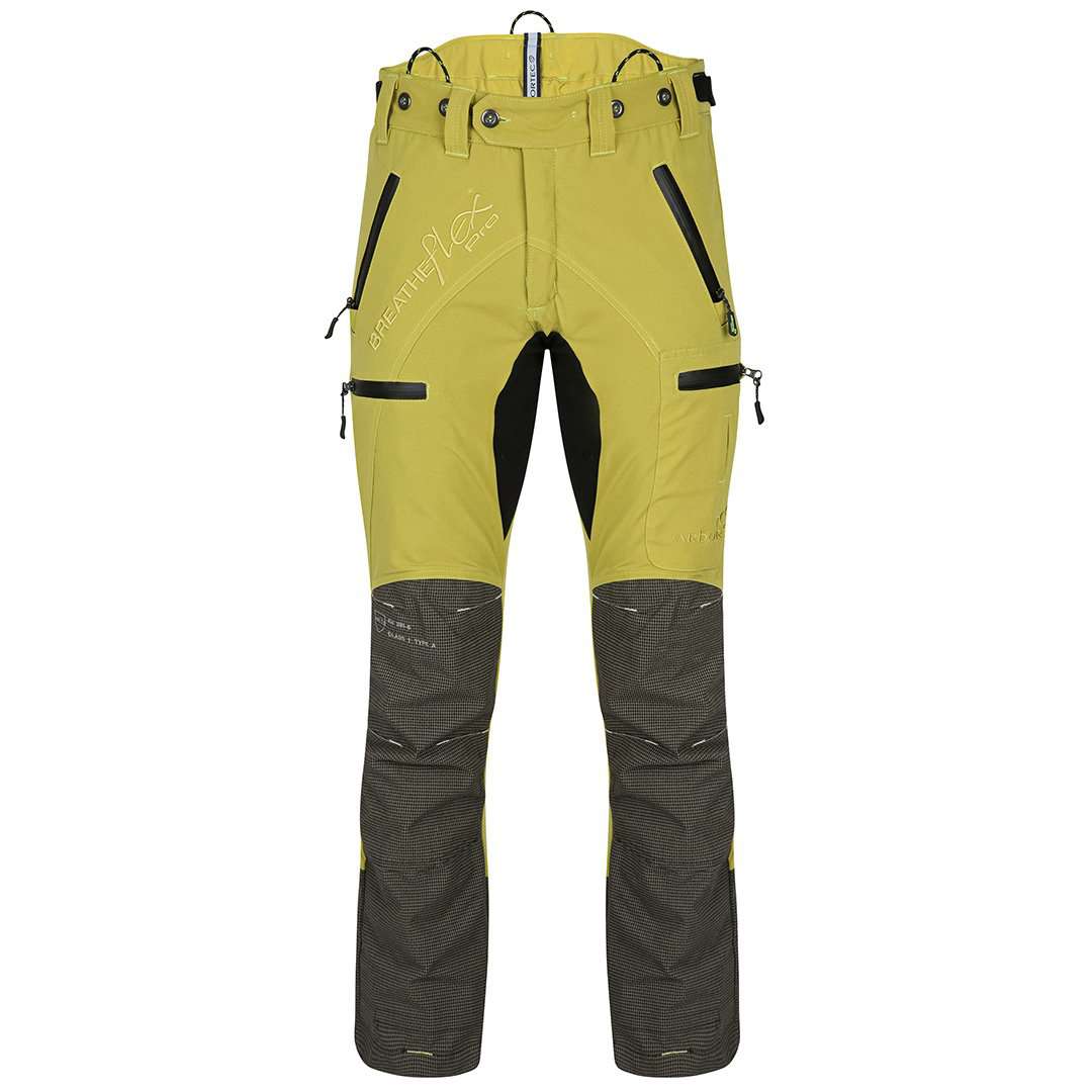AT4060 Breatheflex Pro Type A Class 1 Chainsaw Trousers - Citrine - Arbortec Forestwear