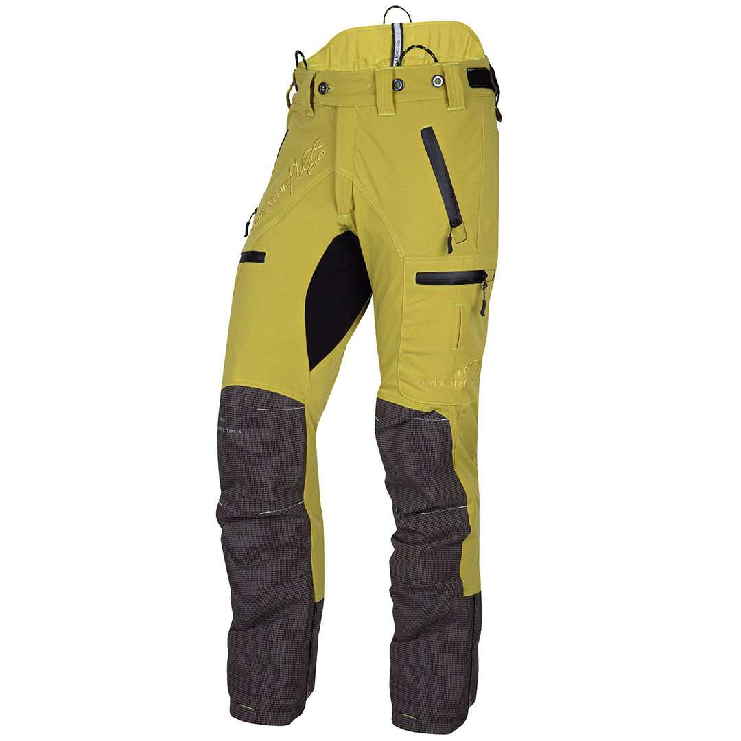AT4060 Breatheflex Pro Type A Class 1 Chainsaw Trousers - Citrine - Arbortec Forestwear