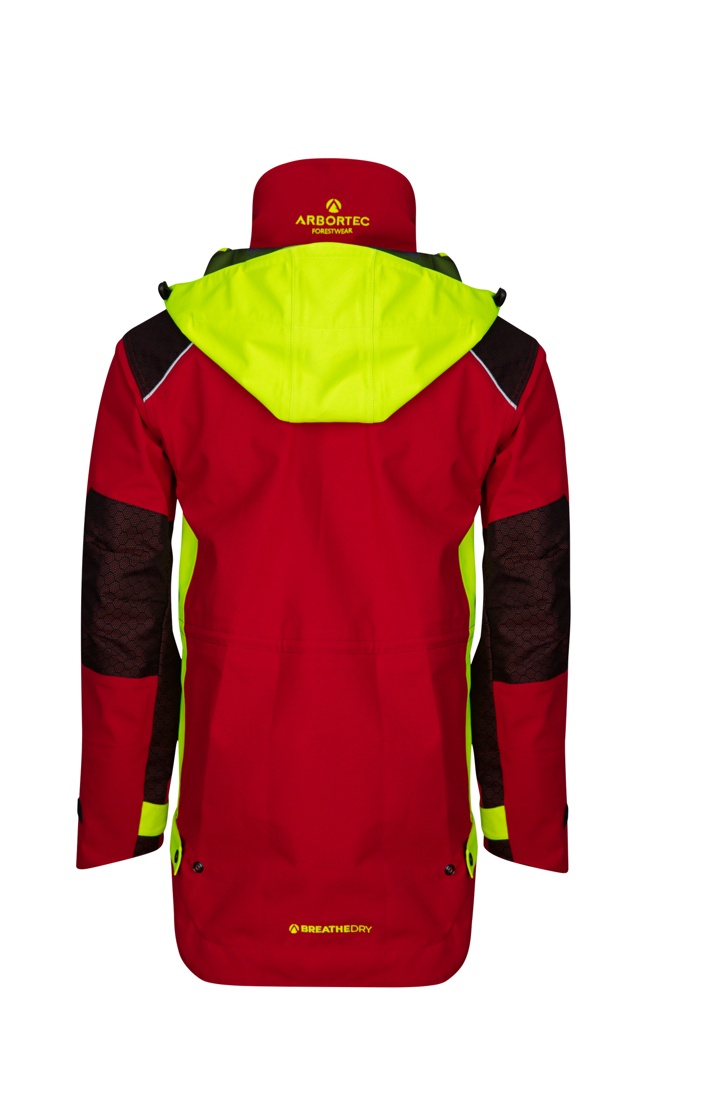 AT4460 - Heavy Duty Half Zip Breathedry® Smock - Red
