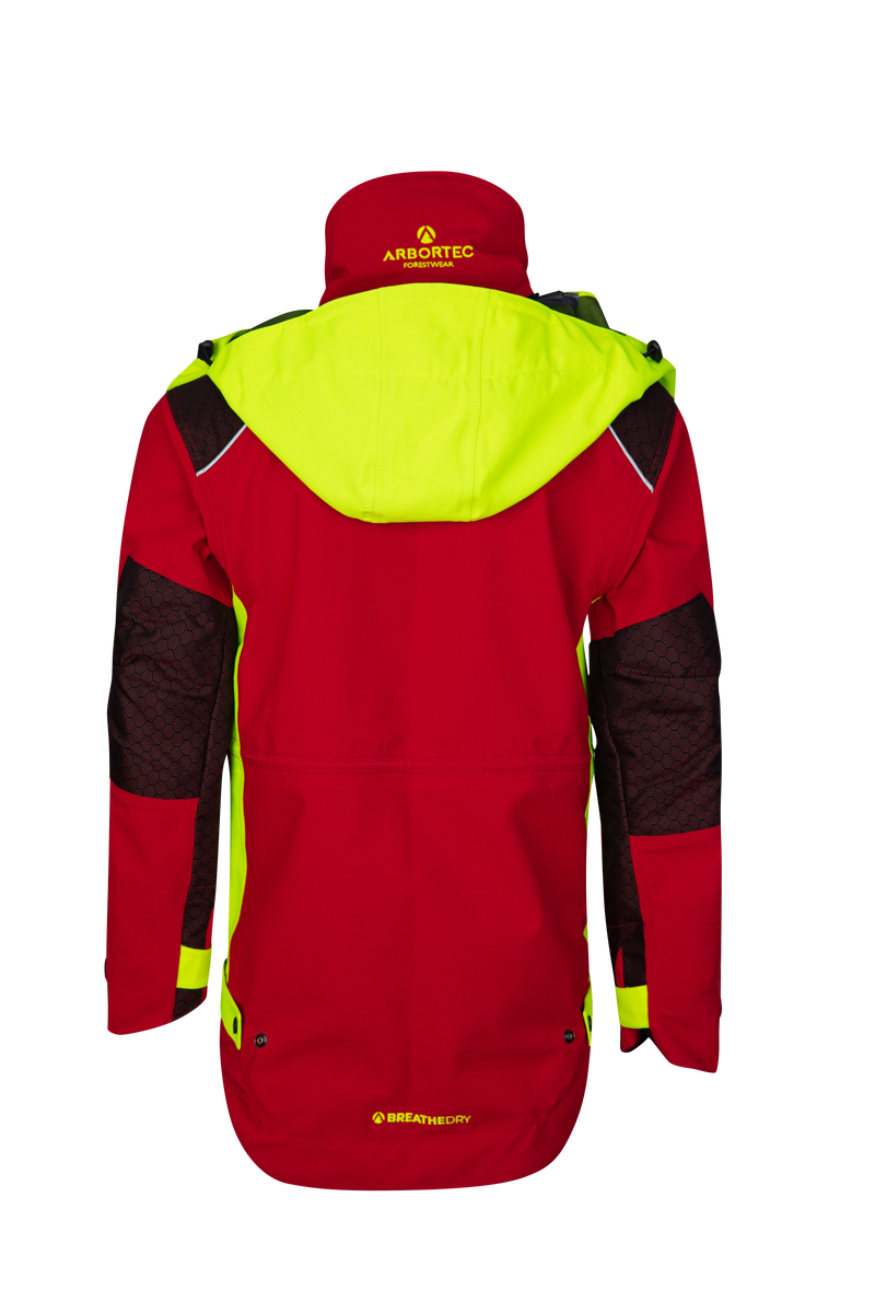 AT4480 Heavy Duty Full Zip Breathedry® Jacket Red UK Arbortec Trade