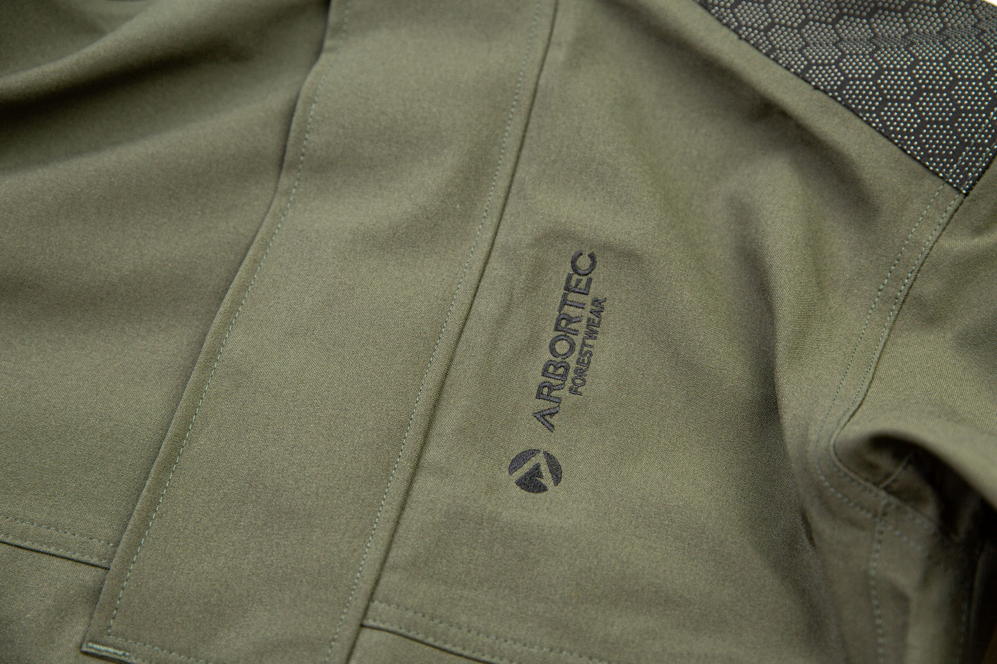 AT4460 - Heavy Duty Half Zip Breathedry® Smock - Olive