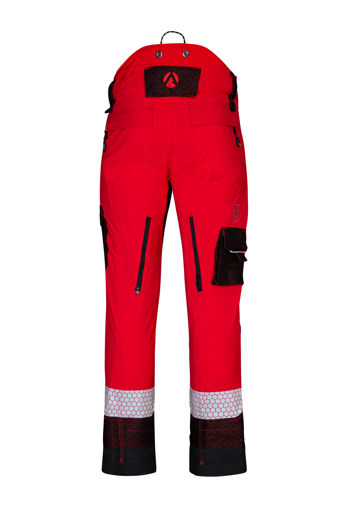 AT4080 - Arbortec Deep Forest Chainsaw Trousers Design A/Class 1 - Red