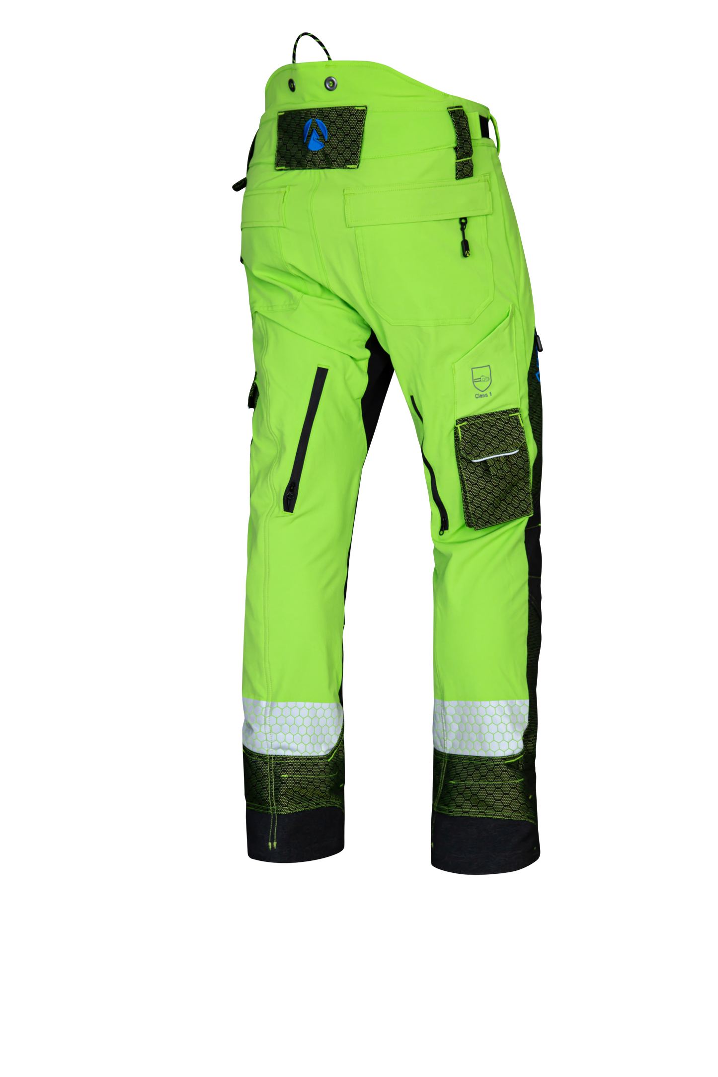 AT4080 - Arbortec Deep Forest Chainsaw Trousers Design A/Class 1 - Lime