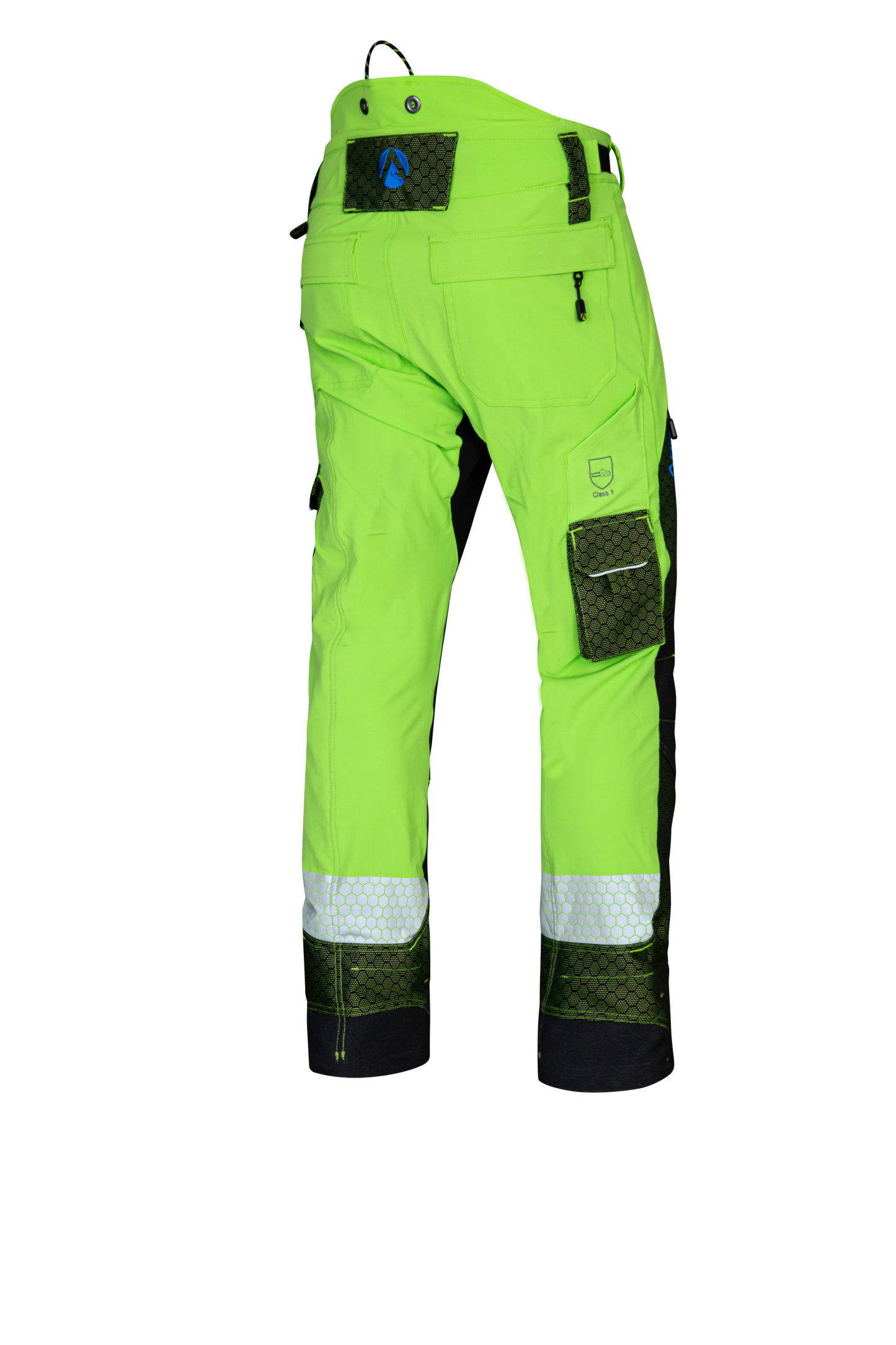 AT4090 - Arbortec Deep Forest Chainsaw Trousers Design C/Class 1 - Lime