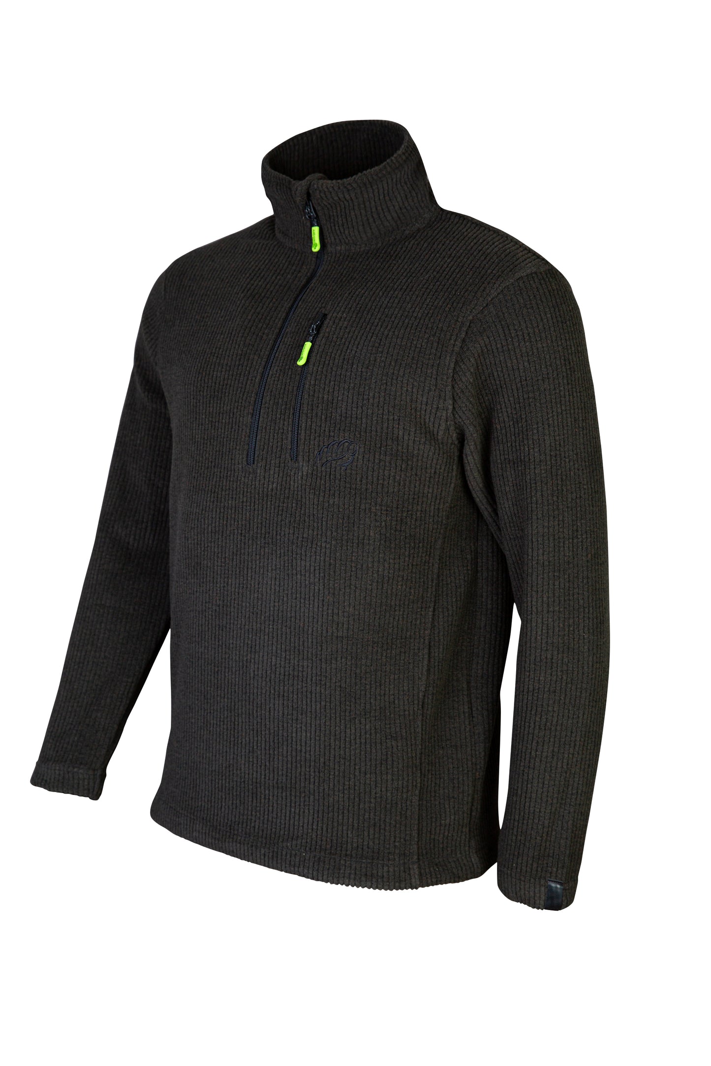 Half Zip Sweater Olive - Side