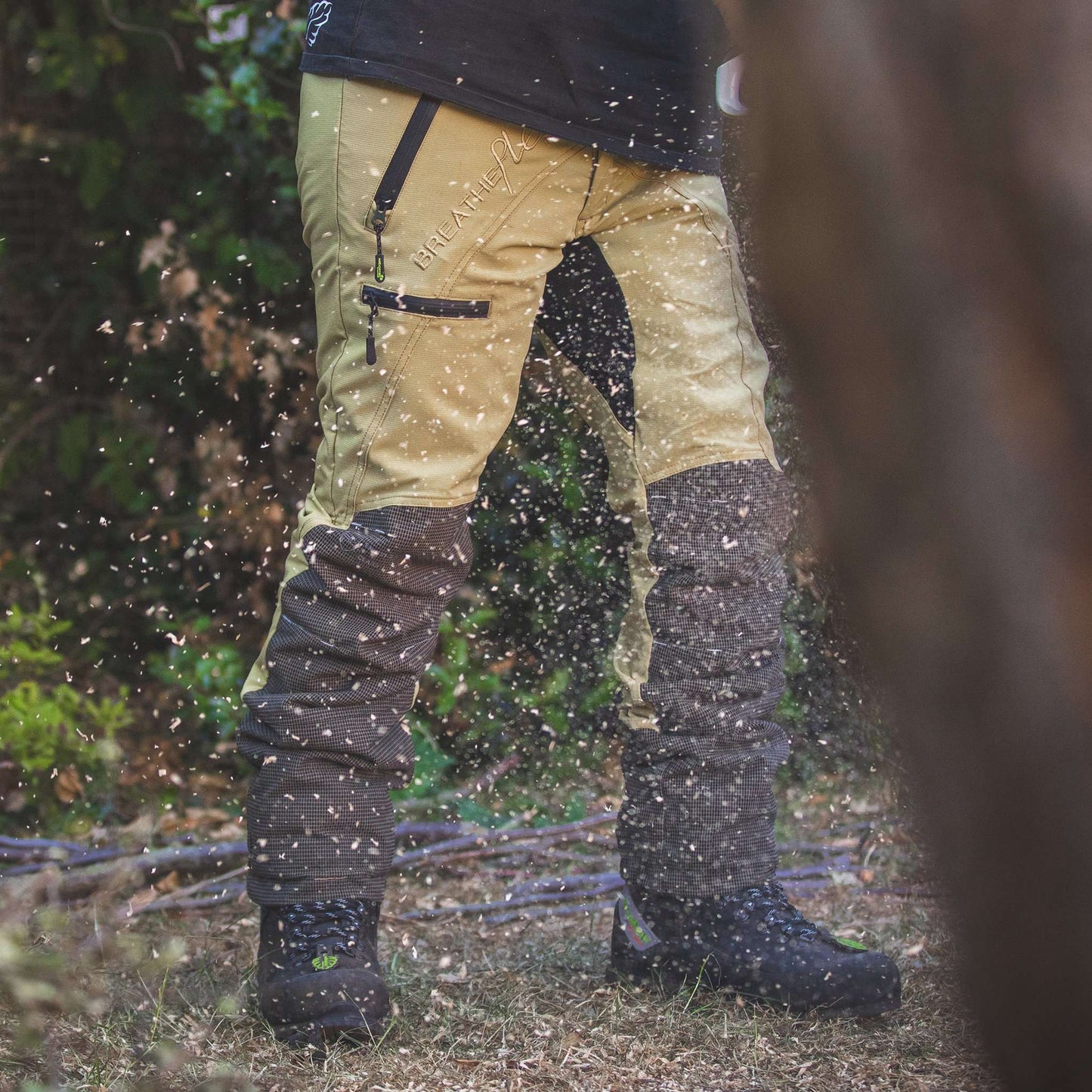AT4070 Breatheflex Pro Chainsaw Trousers Design C Class 1 - Beige.