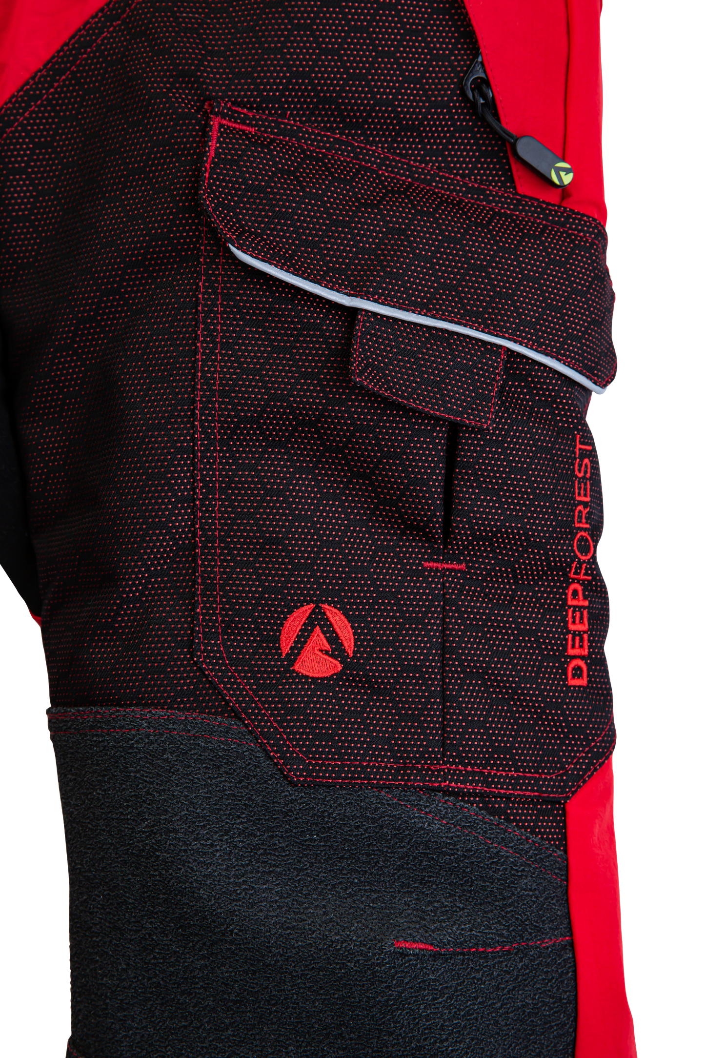 AT4090 - Arbortec Deep Forest Chainsaw Trousers Design C/Class 1 - Red