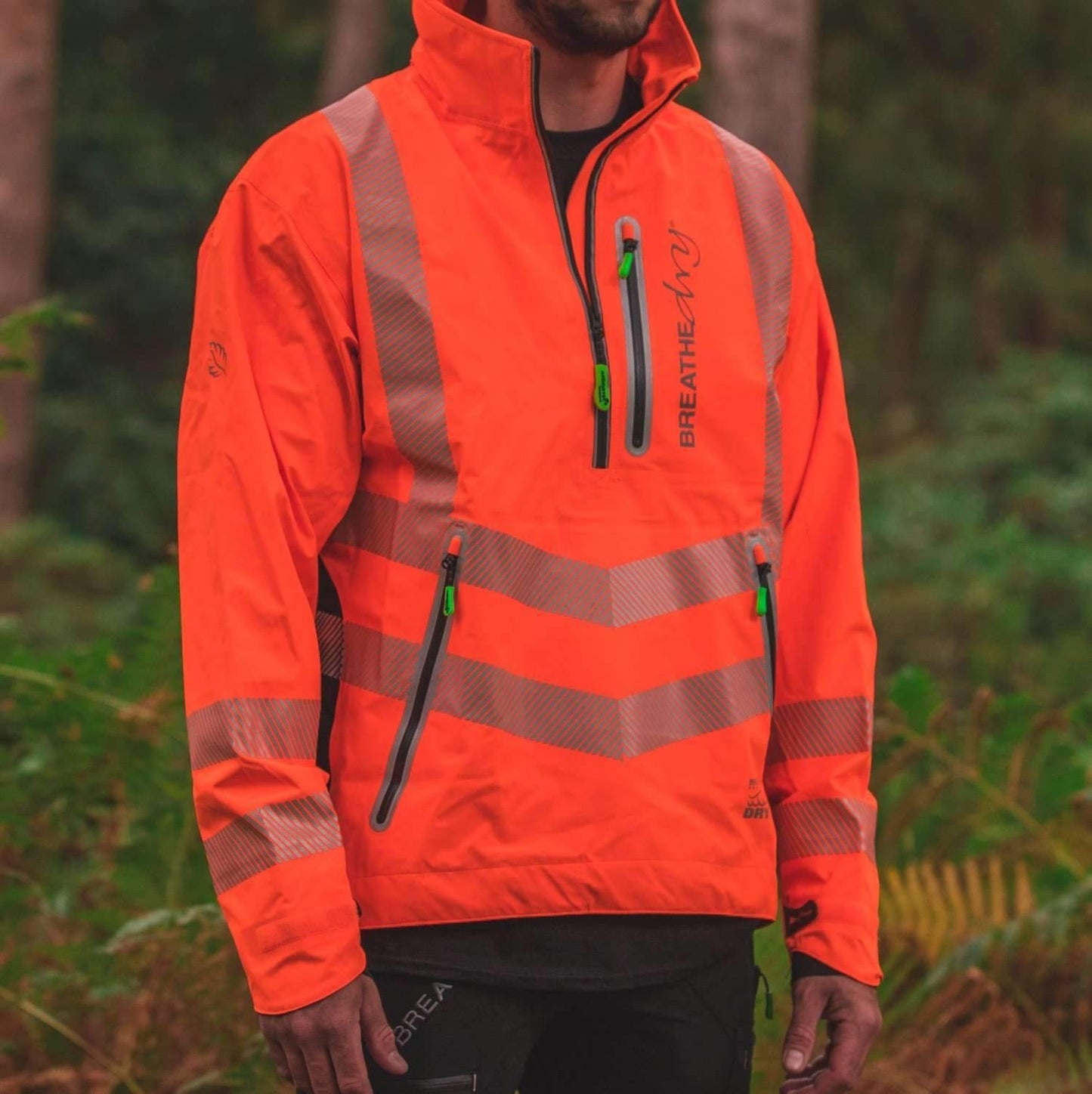 Arbortec BreatheDry® Waterproof Smock - Hi-Vis Orange - ATHV4400 - Arbortec Forestwear