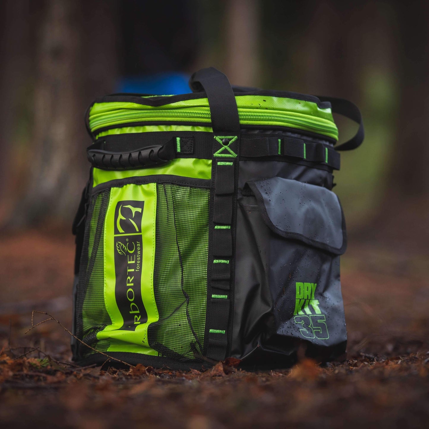 AT105-35 Cobra Rope Bag - Lime 35L - Arbortec Forestwear
