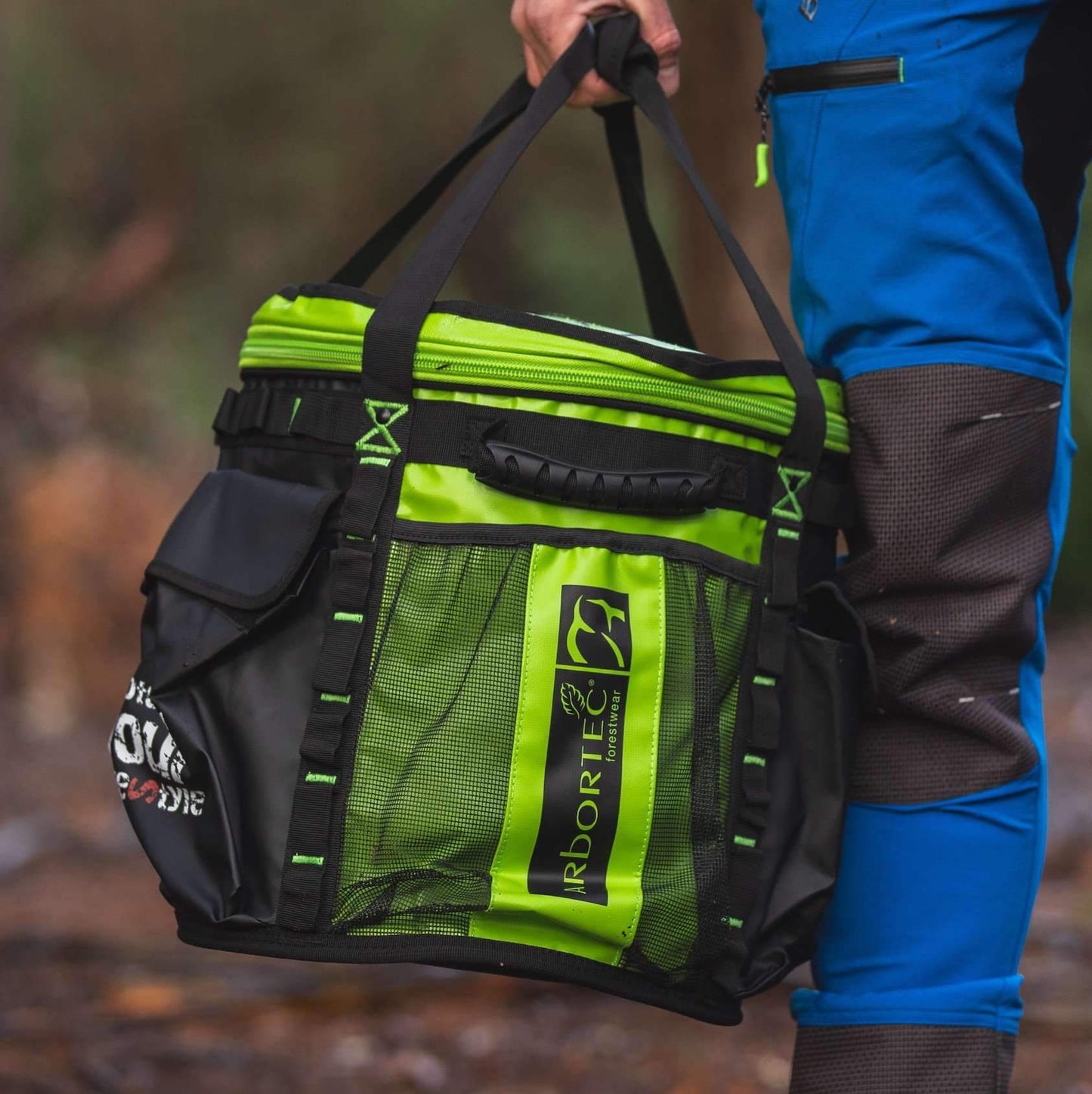 AT105-35 Cobra Rope Bag - Lime 35L - Arbortec Forestwear