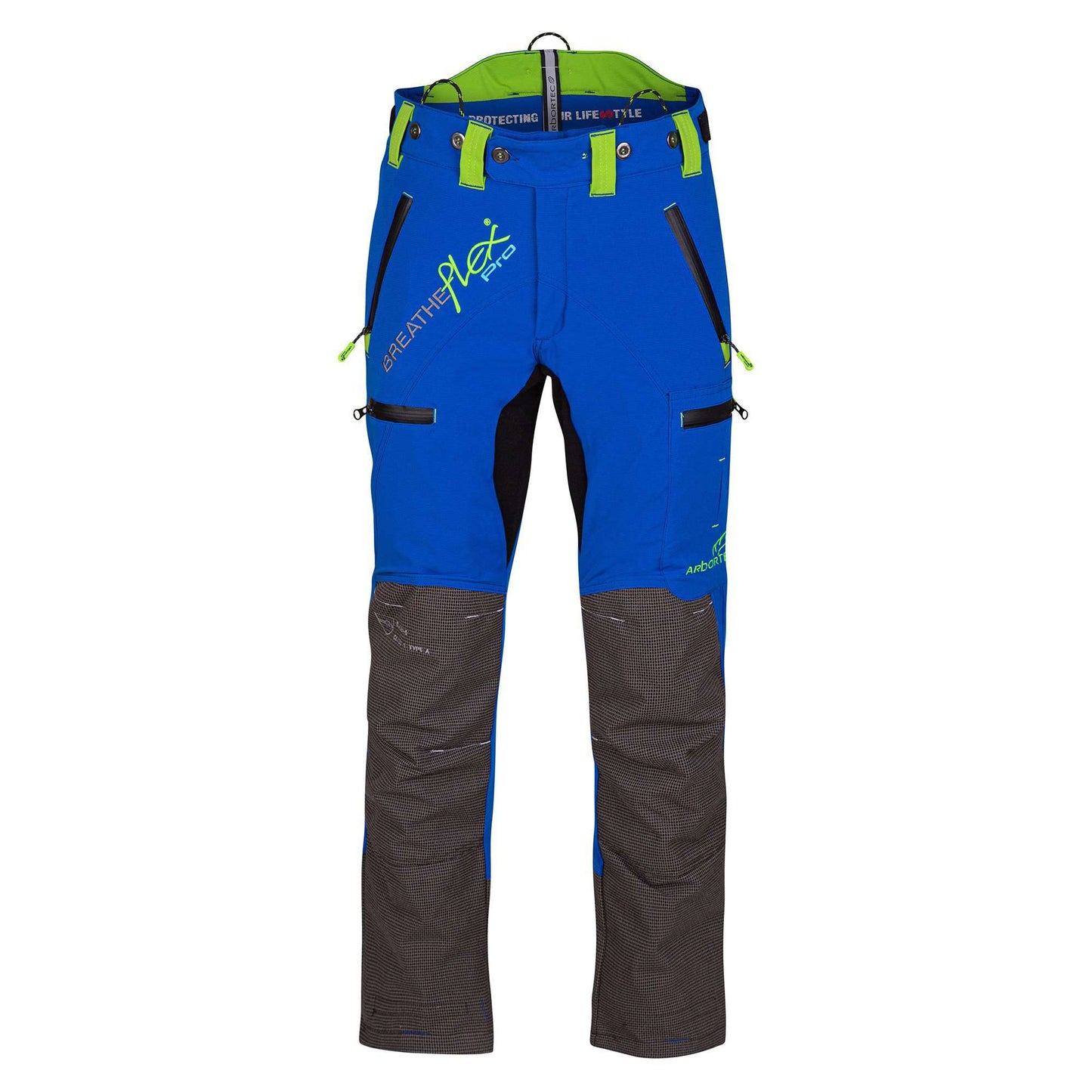AT4070 Breatheflex Pro Type C Class 1 Chainsaw Trousers - Blue - Arbortec Forestwear