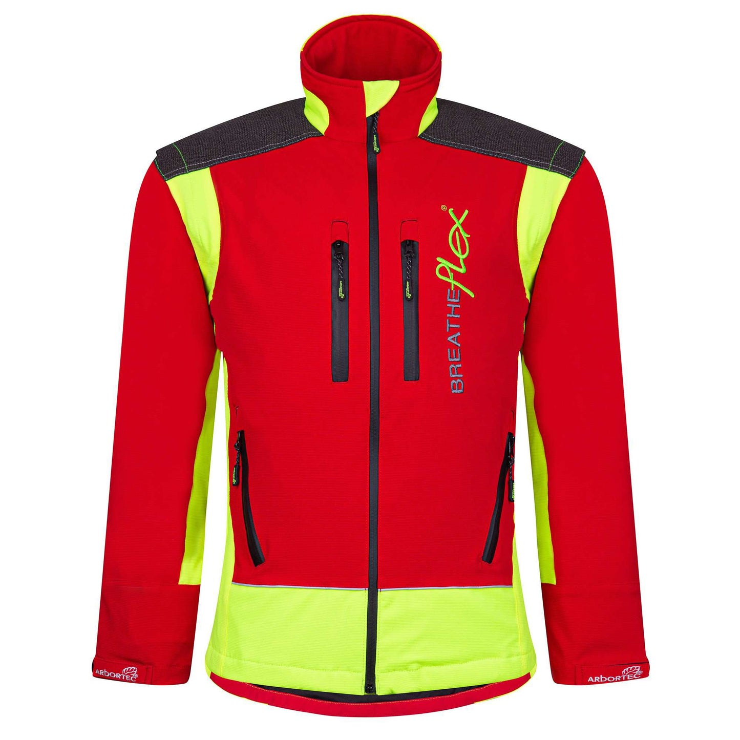 AT4000 Breatheflex Performance Work Jacket - Red - Arbortec Forestwear