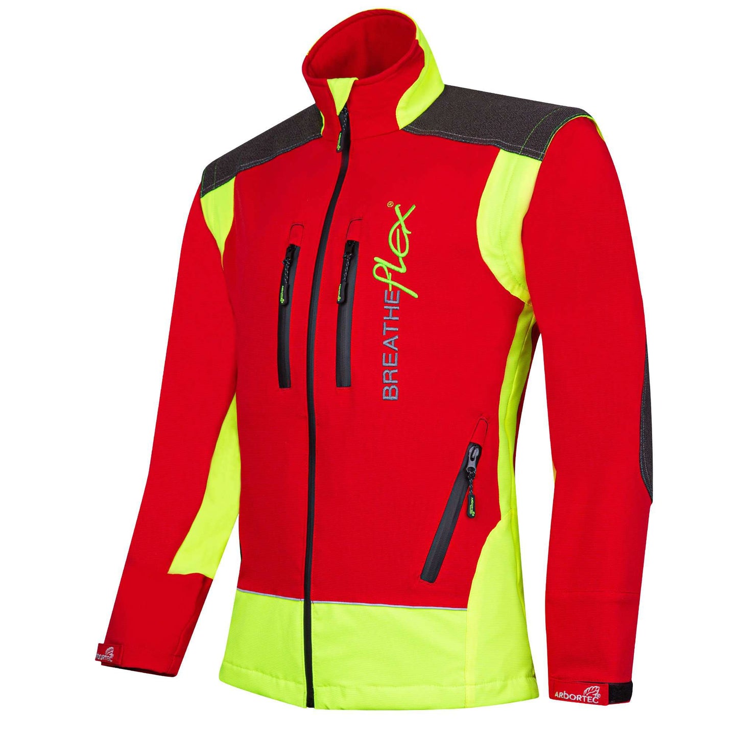 AT4000 Breatheflex Performance Work Jacket - Red - Arbortec Forestwear