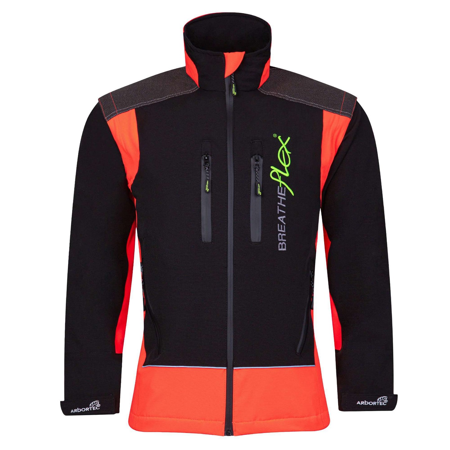 AT4000 Breatheflex Performance Work Jacket - Orange - Arbortec Forestwear