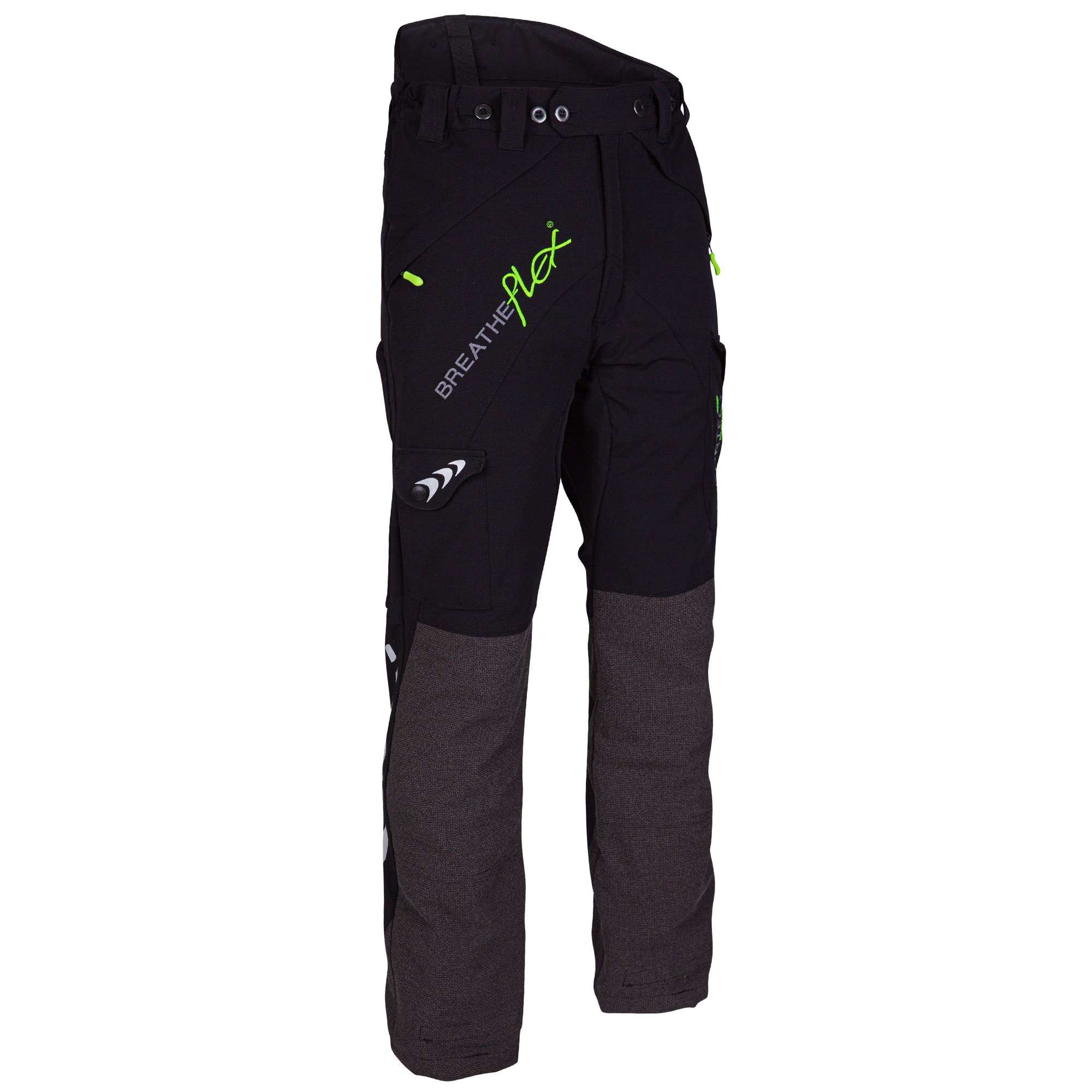 AT4010 Breatheflex Type A Class 1 Chainsaw Trousers - Black - Arbortec Forestwear