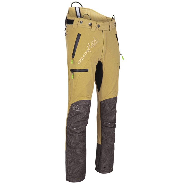 AT4060 Breatheflex Pro Chainsaw Trousers Design A Class 1 - Beige