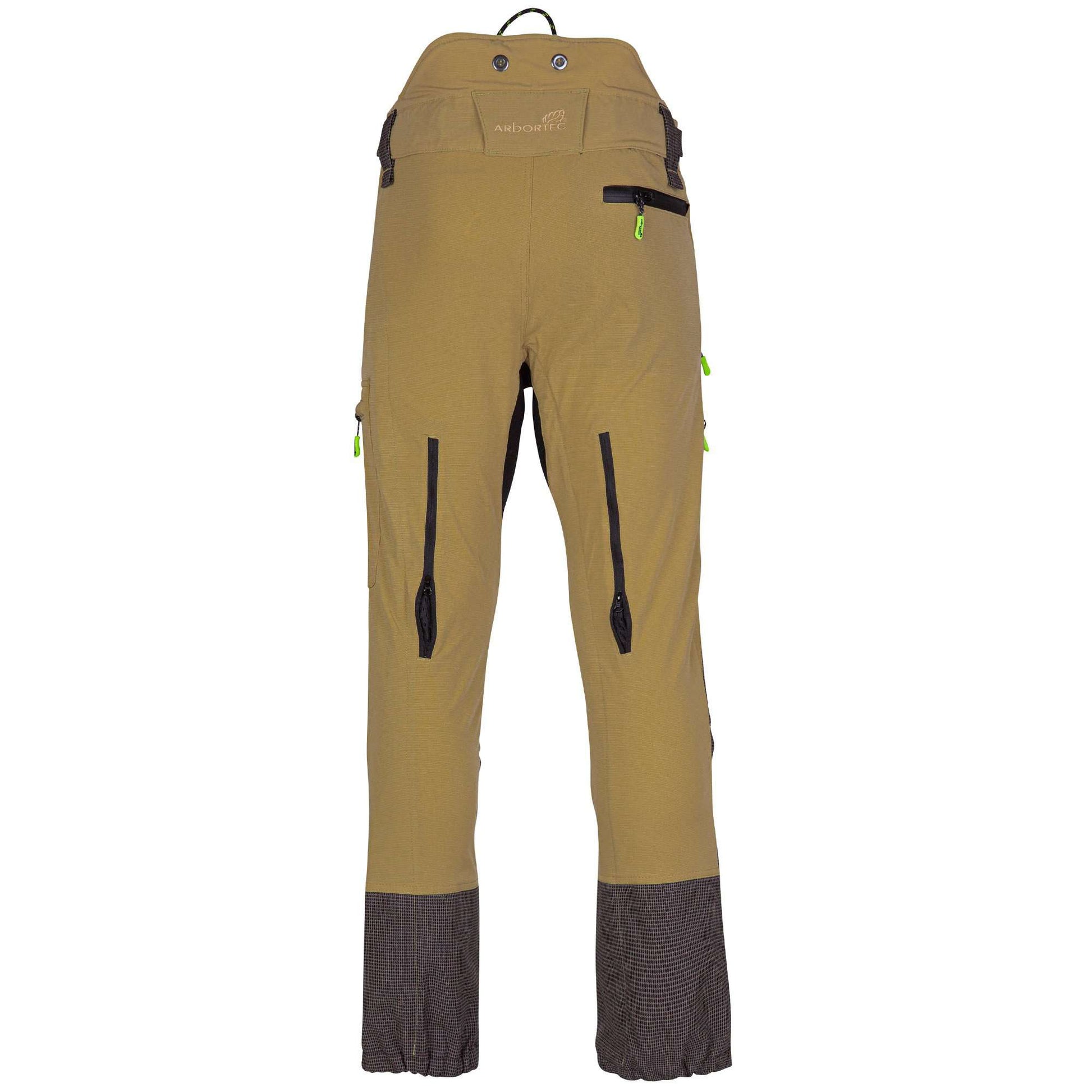 AT4060 Breatheflex Pro Type A Class 1 Chainsaw Trousers - Beige - Arbortec Forestwear