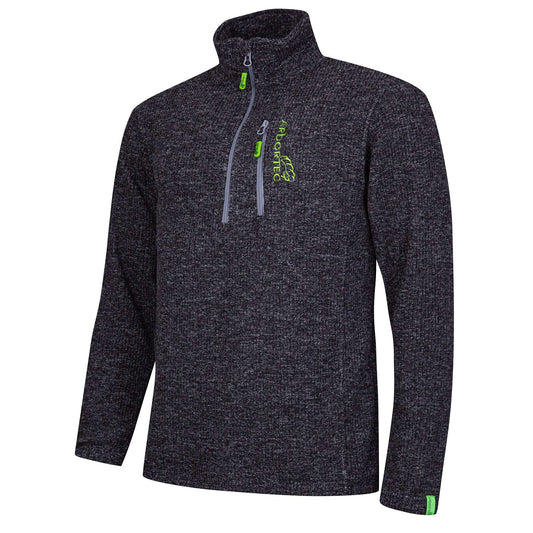 AT5010 Wolf - Half-Zip Knitted Fleece - Grey - Arbortec Forestwear