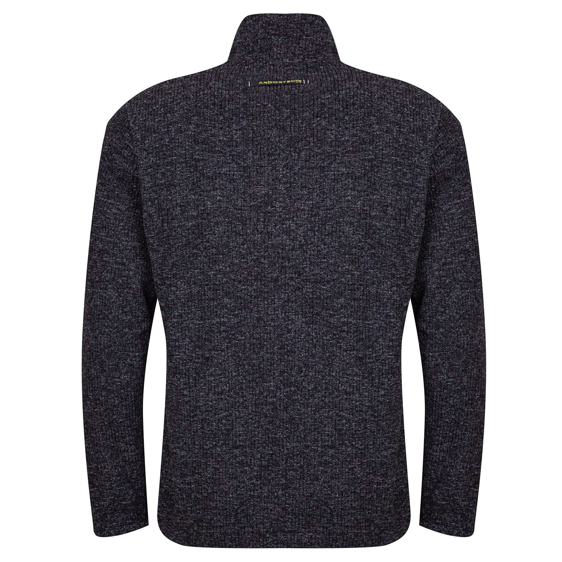AT5010 Wolf - Half-Zip Knitted Fleece - Grey - Arbortec Forestwear