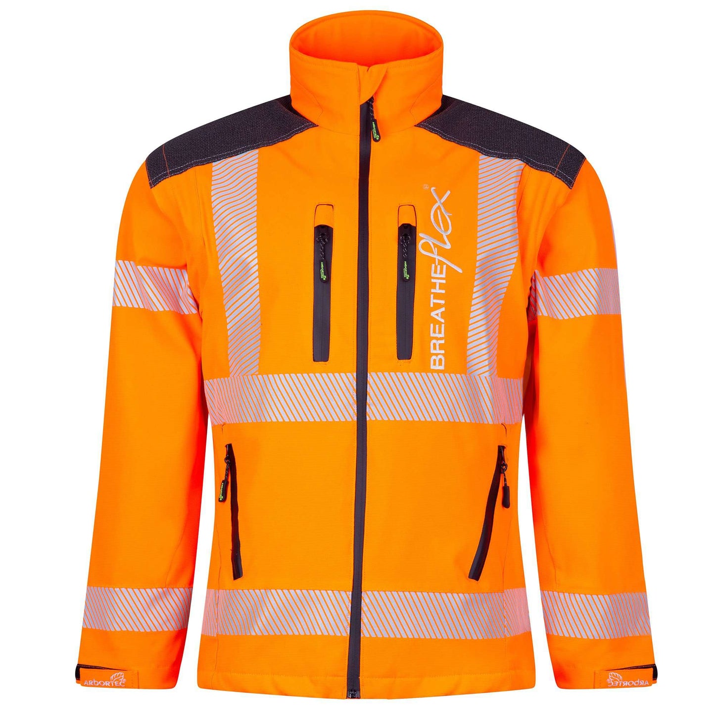 AT4000 Breatheflex Performance Work Jacket - Hi Viz Orange - Arbortec Forestwear