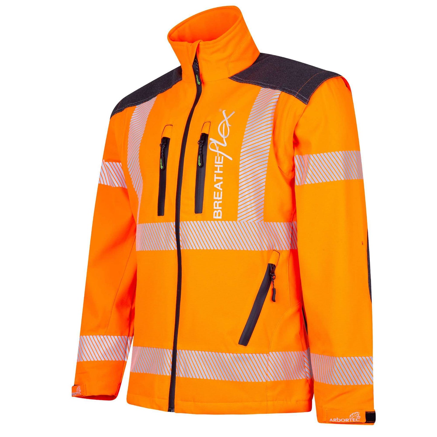 AT4000 Breatheflex Performance Work Jacket - Hi Viz Orange - Arbortec Forestwear