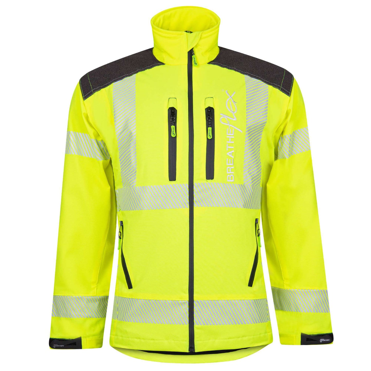 AT4000 Breatheflex Performance Work Jacket - Hi Viz Yellow - Arbortec Forestwear
