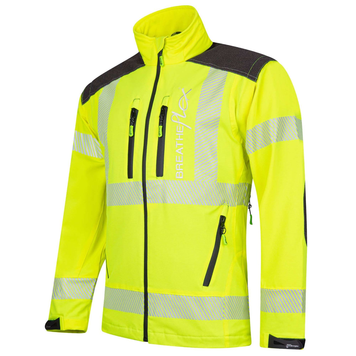 AT4000 Breatheflex Performance Work Jacket - Hi Viz Yellow - Arbortec Forestwear