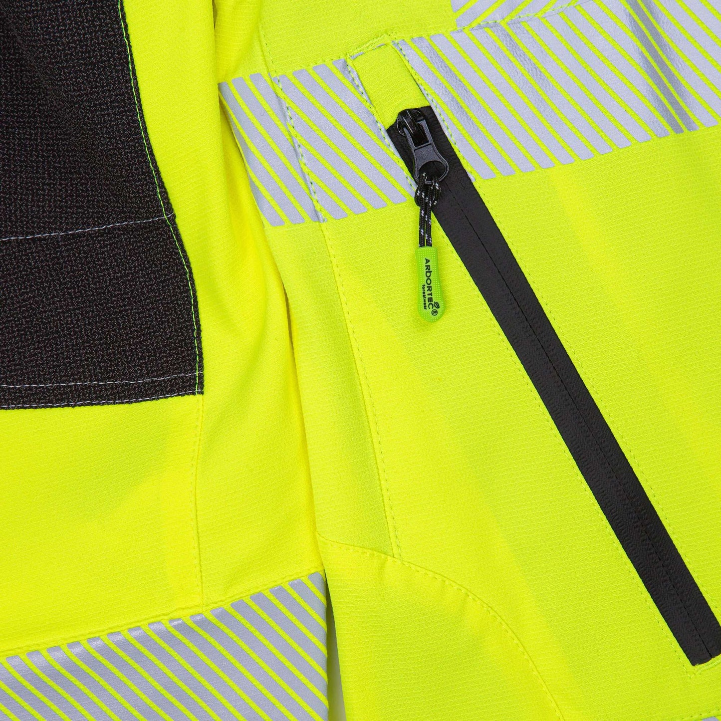 AT4000 Breatheflex Performance Work Jacket - Hi Viz Yellow - Arbortec Forestwear