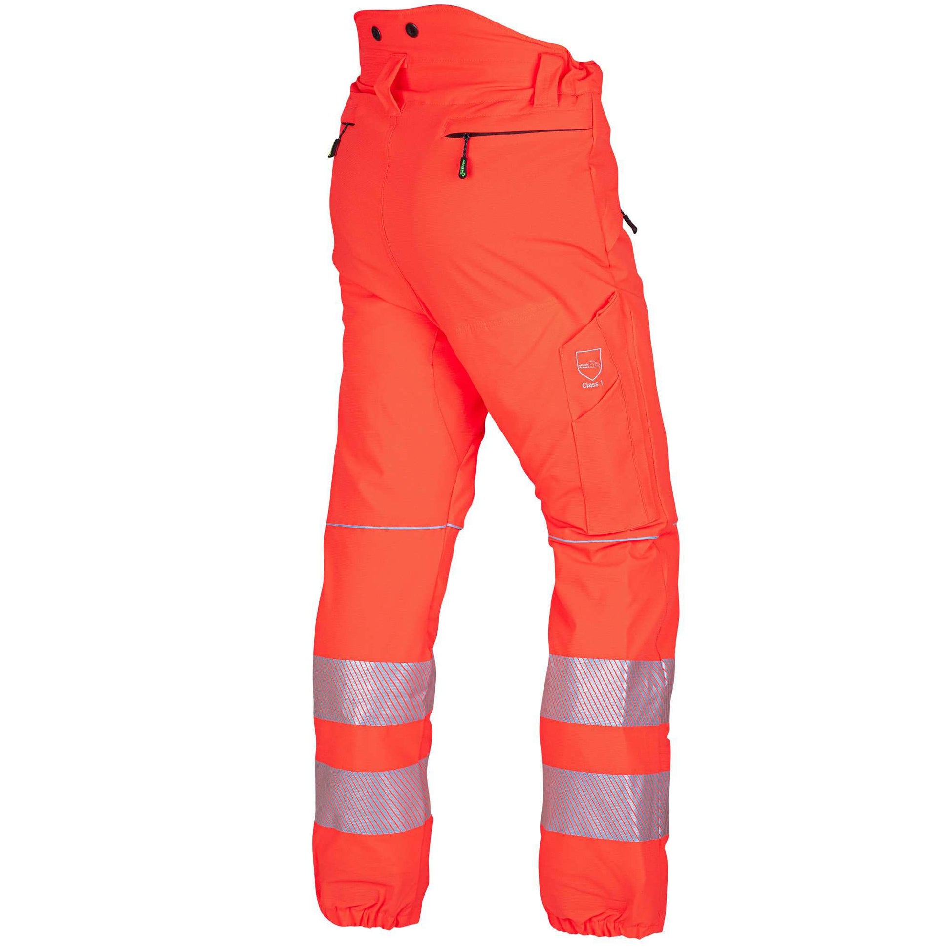 ATHV4010 Breatheflex Type A Class 1 Chainsaw Trousers - Hi-Vis Orange - Arbortec Forestwear