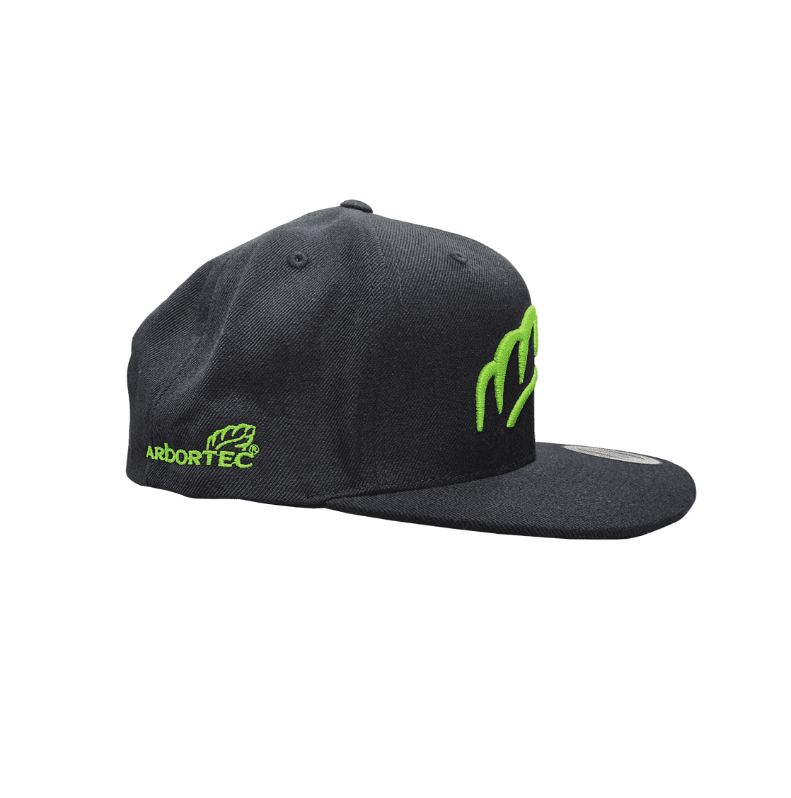 AT047 Baseball Cap Arbortec Classic Shape - Black/Lime