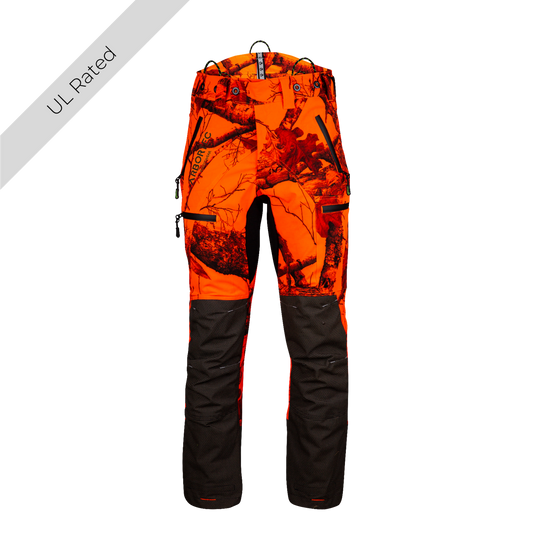 AT4060 UL - Breatheflex Pro Realtree Chainsaw Pants Design A/Class 1 - Orange