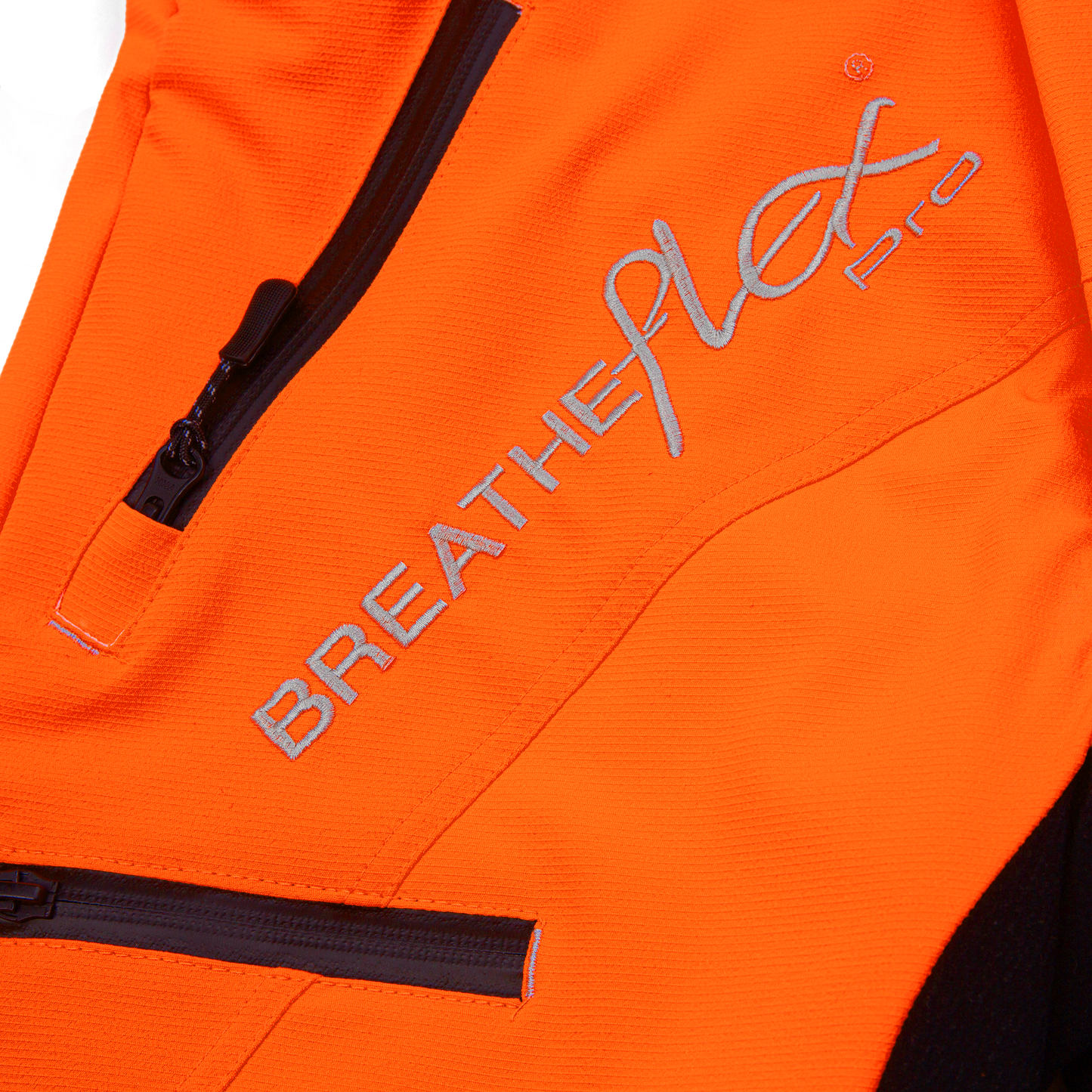 ATHV4070 Breatheflex Pro Chainsaw Trousers Design C Class 1 - Hi-Vis Orange