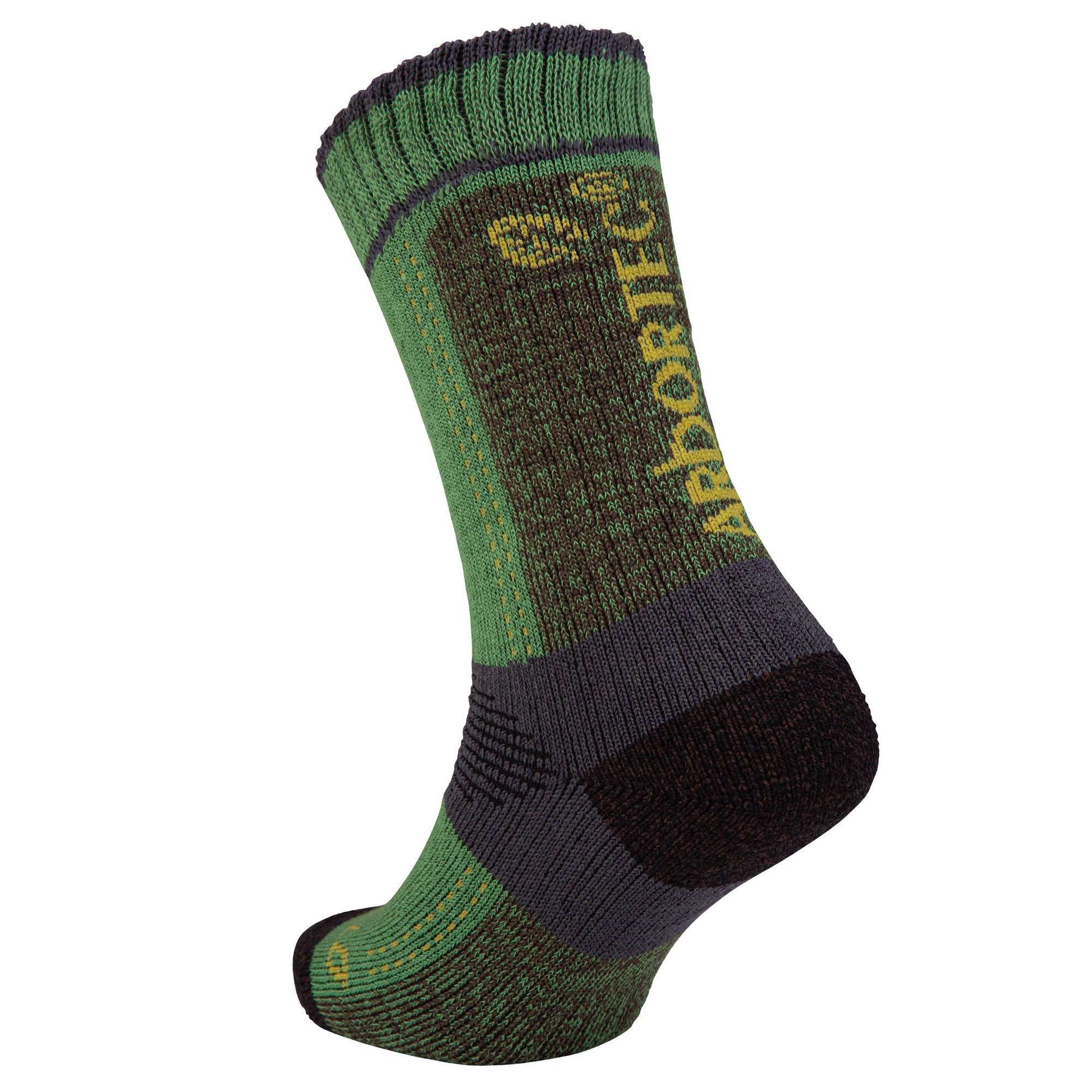 Xpert Lo Work Sock - Green / Grey