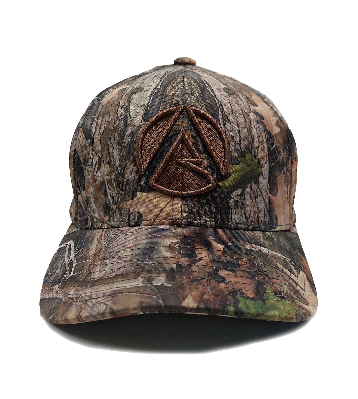AT052 - Baseball Cap Curved Peak Front Icon - Camo