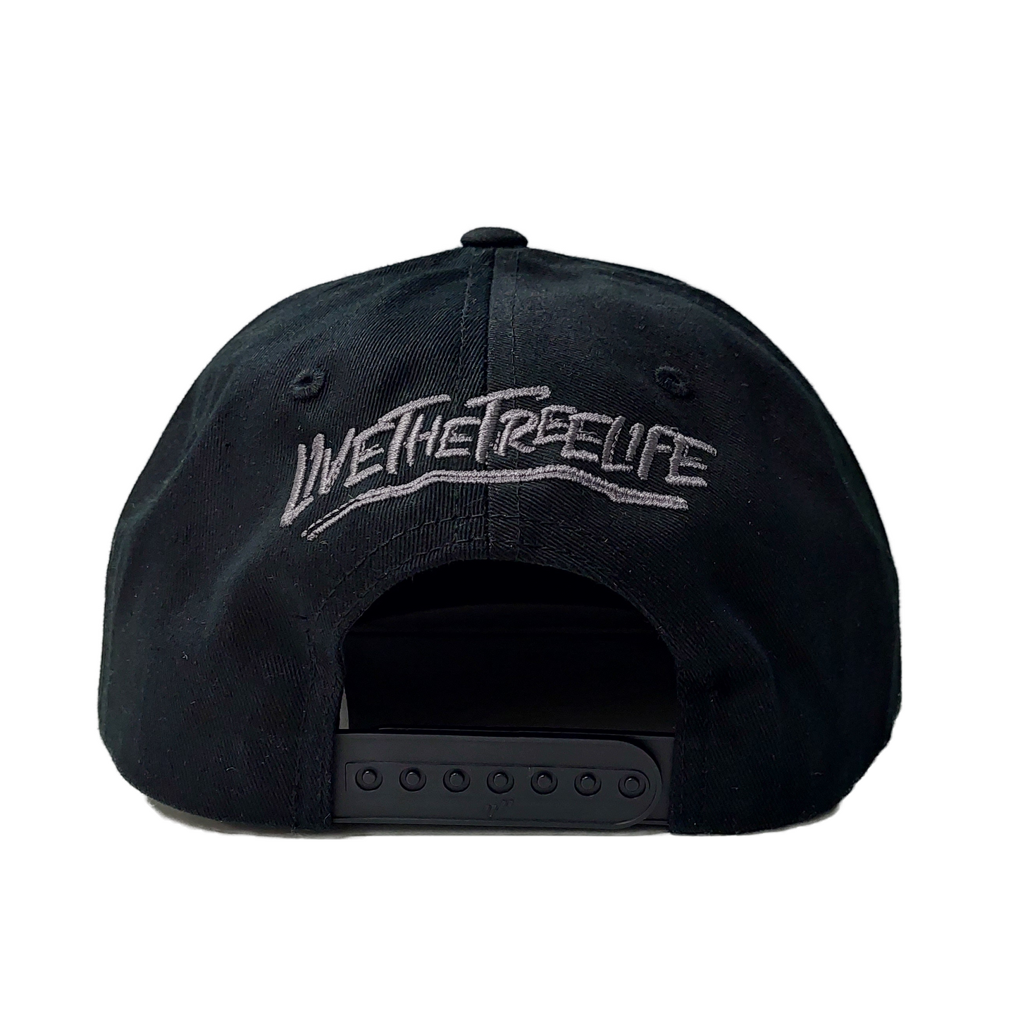 AT051 - Baseball Cap Classic Shape Front Icon - Black/Grey