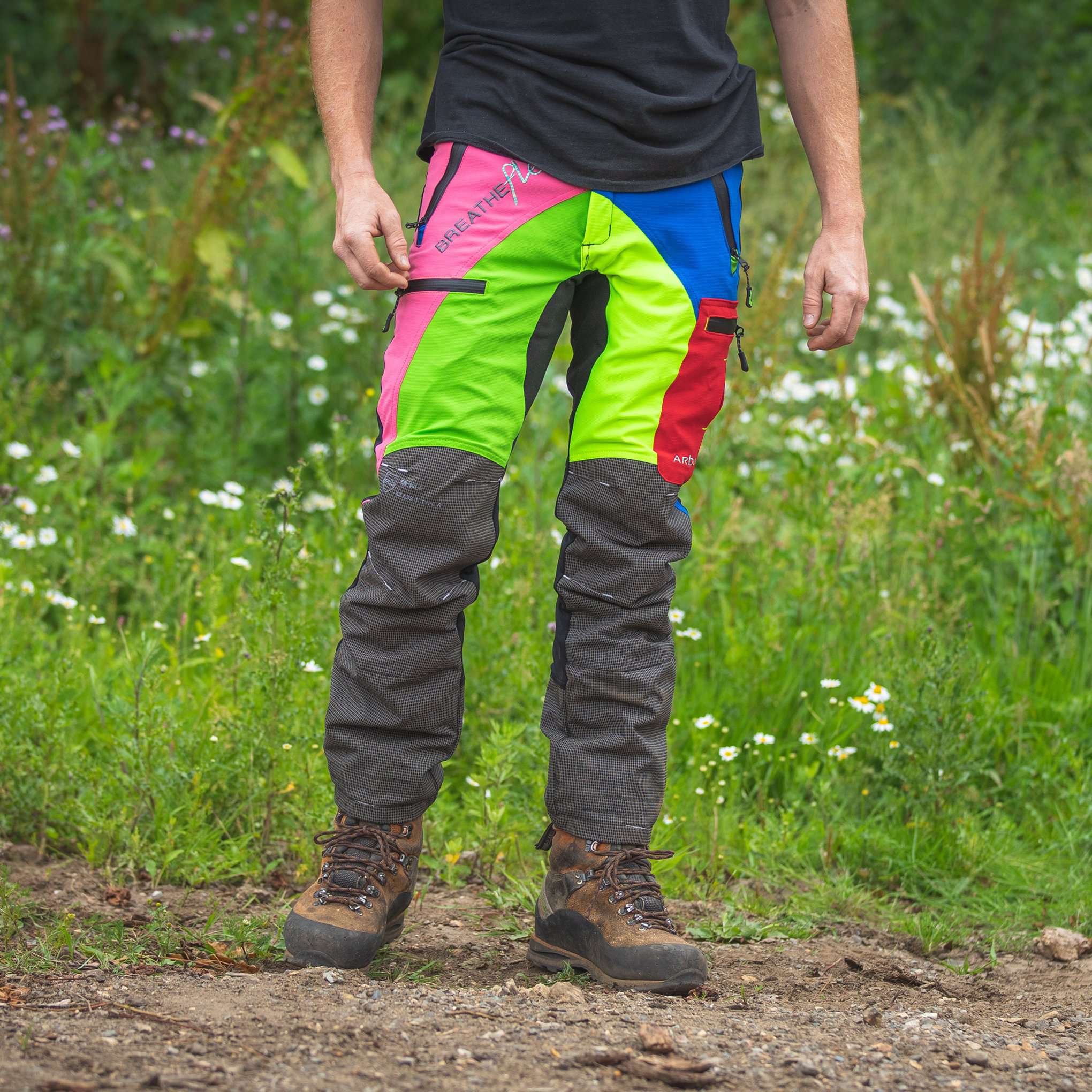 AT4060 Breatheflex Pro Type A Class 1 Chainsaw Trousers - Multi Colour - Arbortec Forestwear