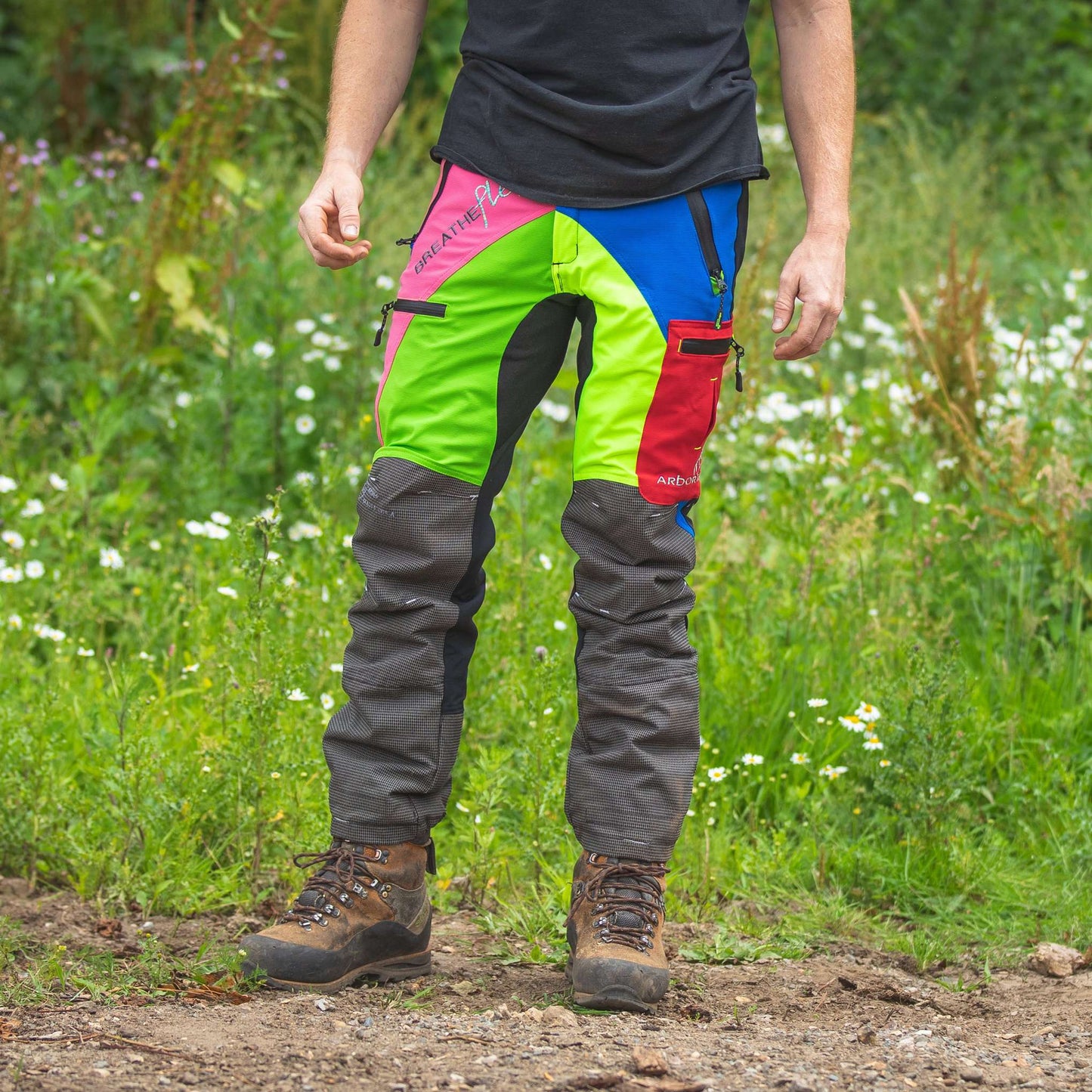 AT4070 Breatheflex Pro Type C Class 1 Chainsaw Trousers - Multi Colour - Arbortec Forestwear