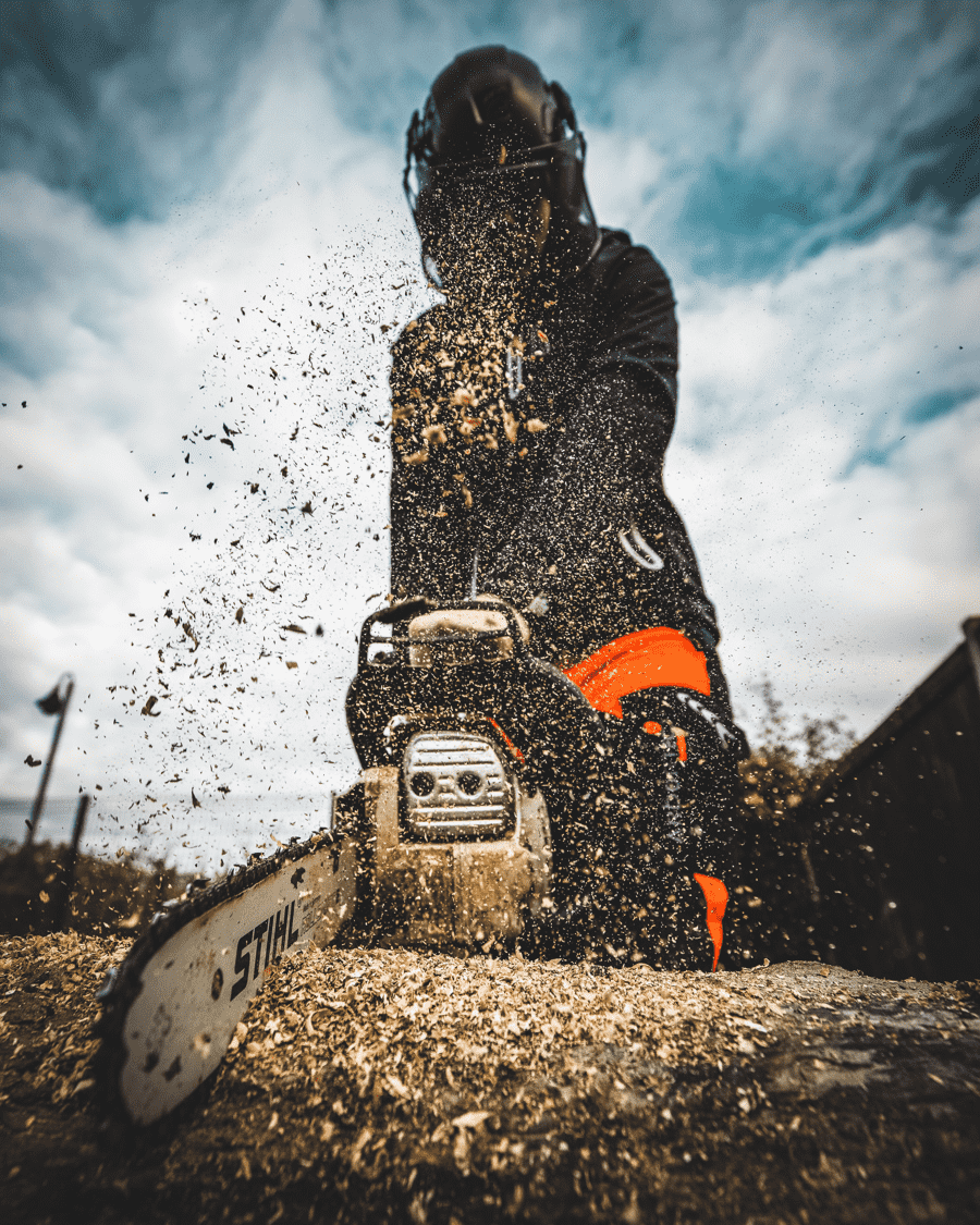 AT4010 Breatheflex Type A Class 1 Chainsaw Trousers - Orange - Arbortec Forestwear