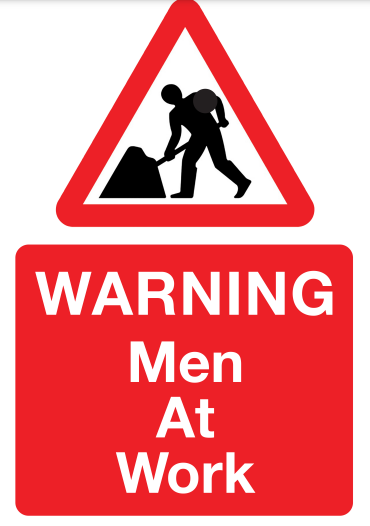 SS0010 Corex Safety Sign - Men At Work