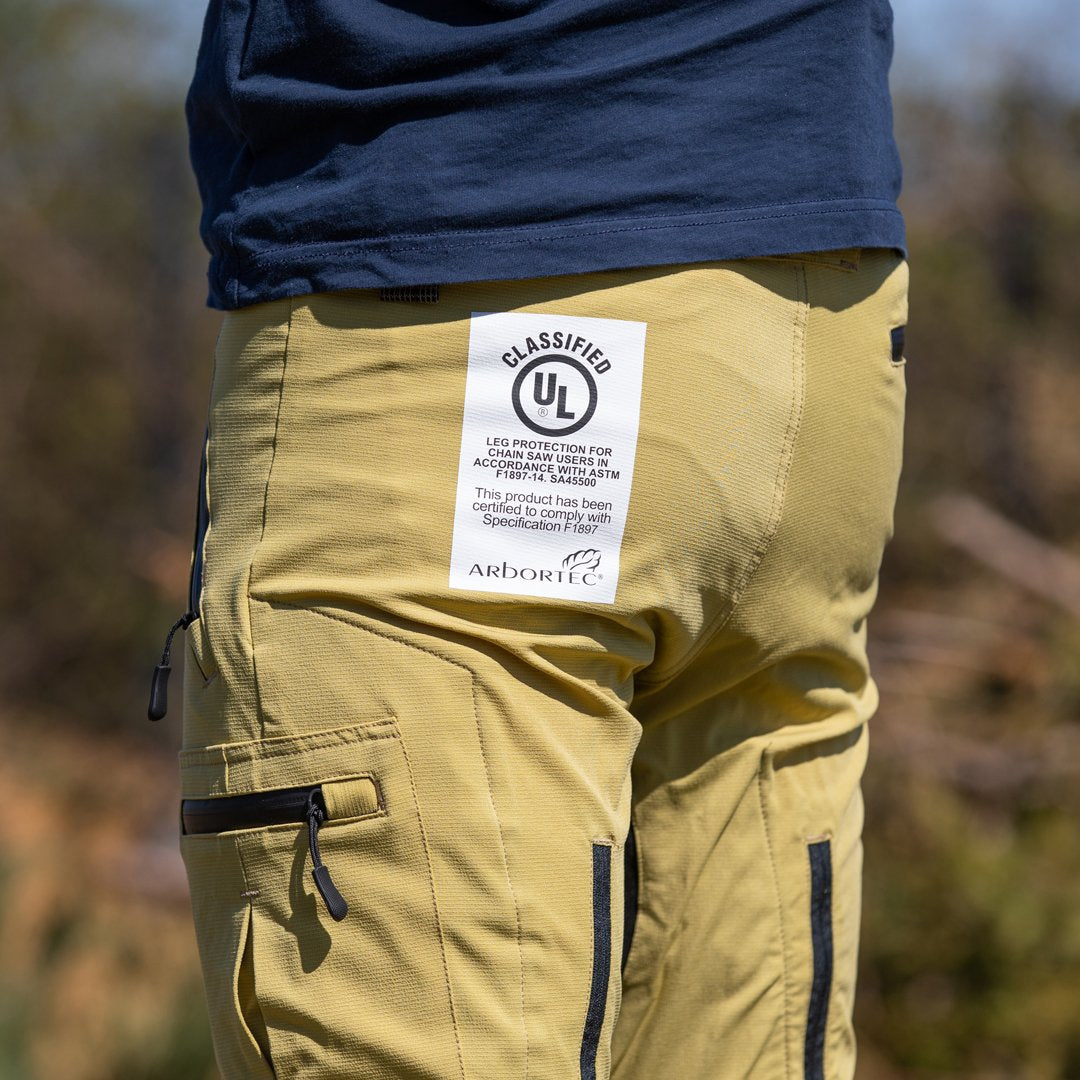 AT4060(US) Breatheflex Pro Chainsaw Trousers UL Rated - Beige
