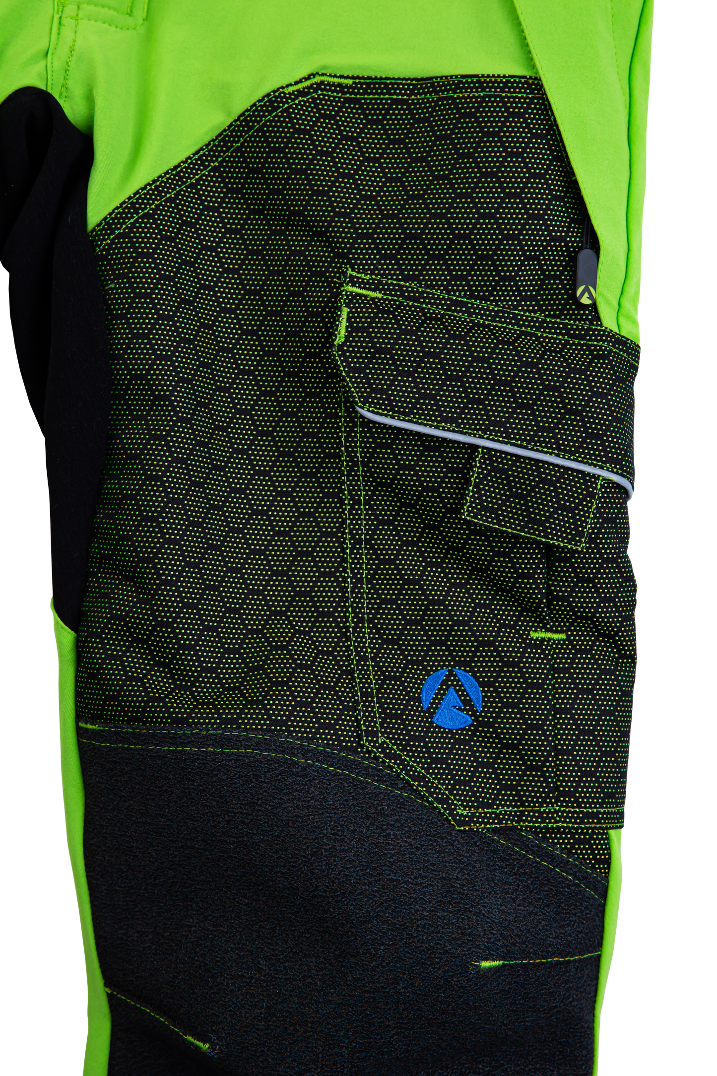 AT4090 - Arbortec Deep Forest Chainsaw Trousers Design C/Class 1 - Lime